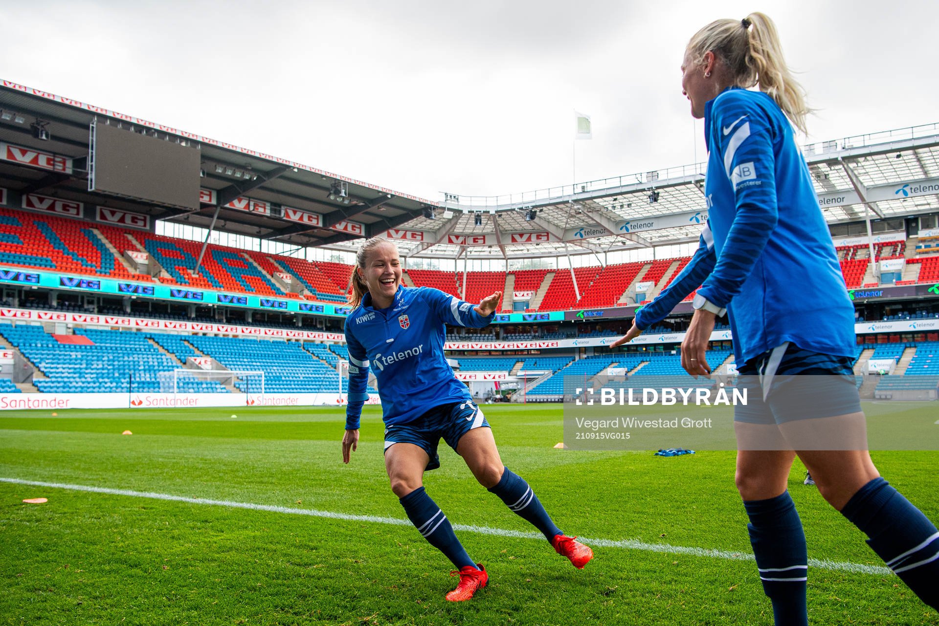 Guro Reiten of the Norwegian women's national football team