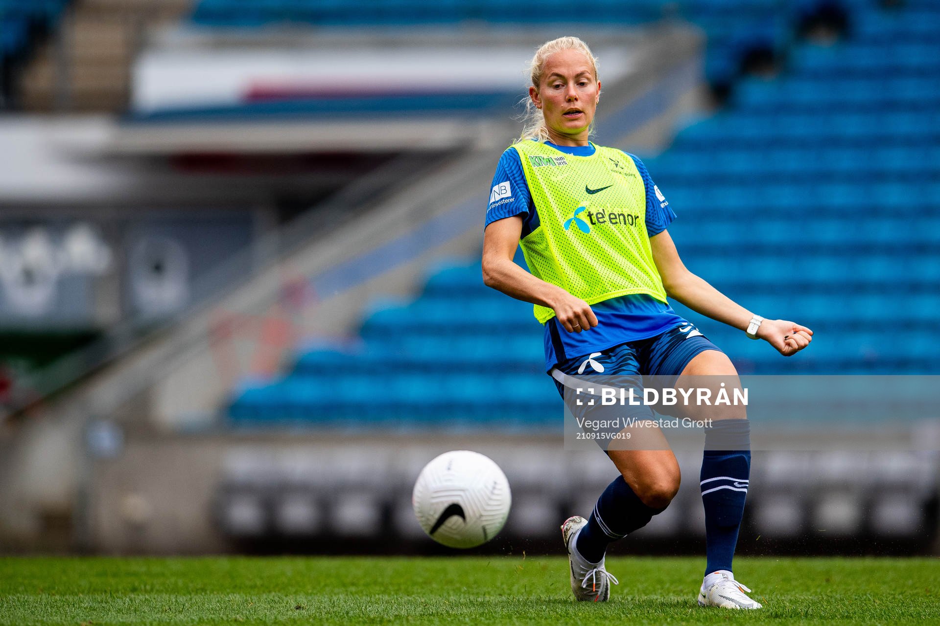 Guro Bergsvand of the Norwegian women's national football