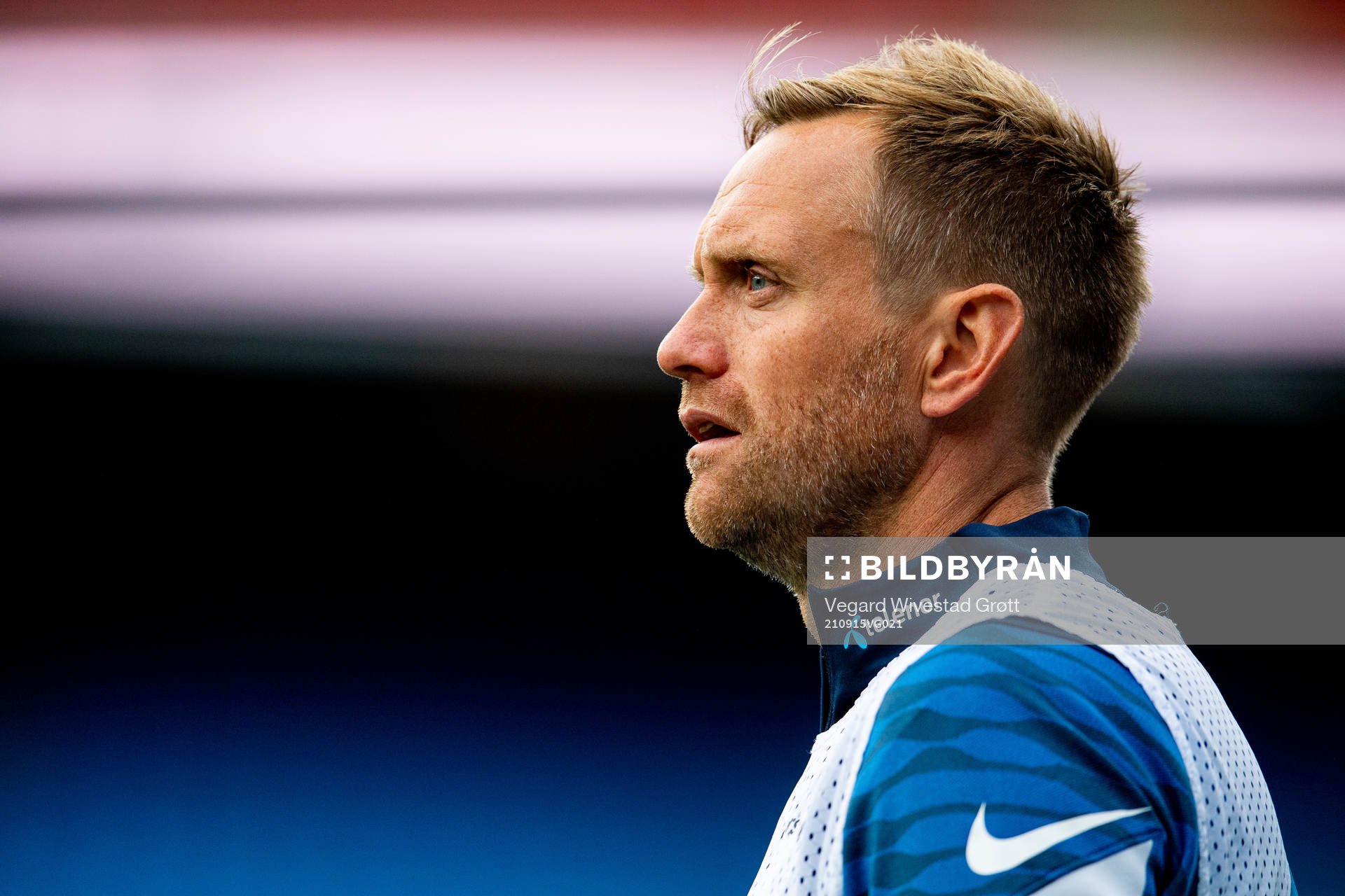 Martin Sjögren, head coach of the Norwegian women's