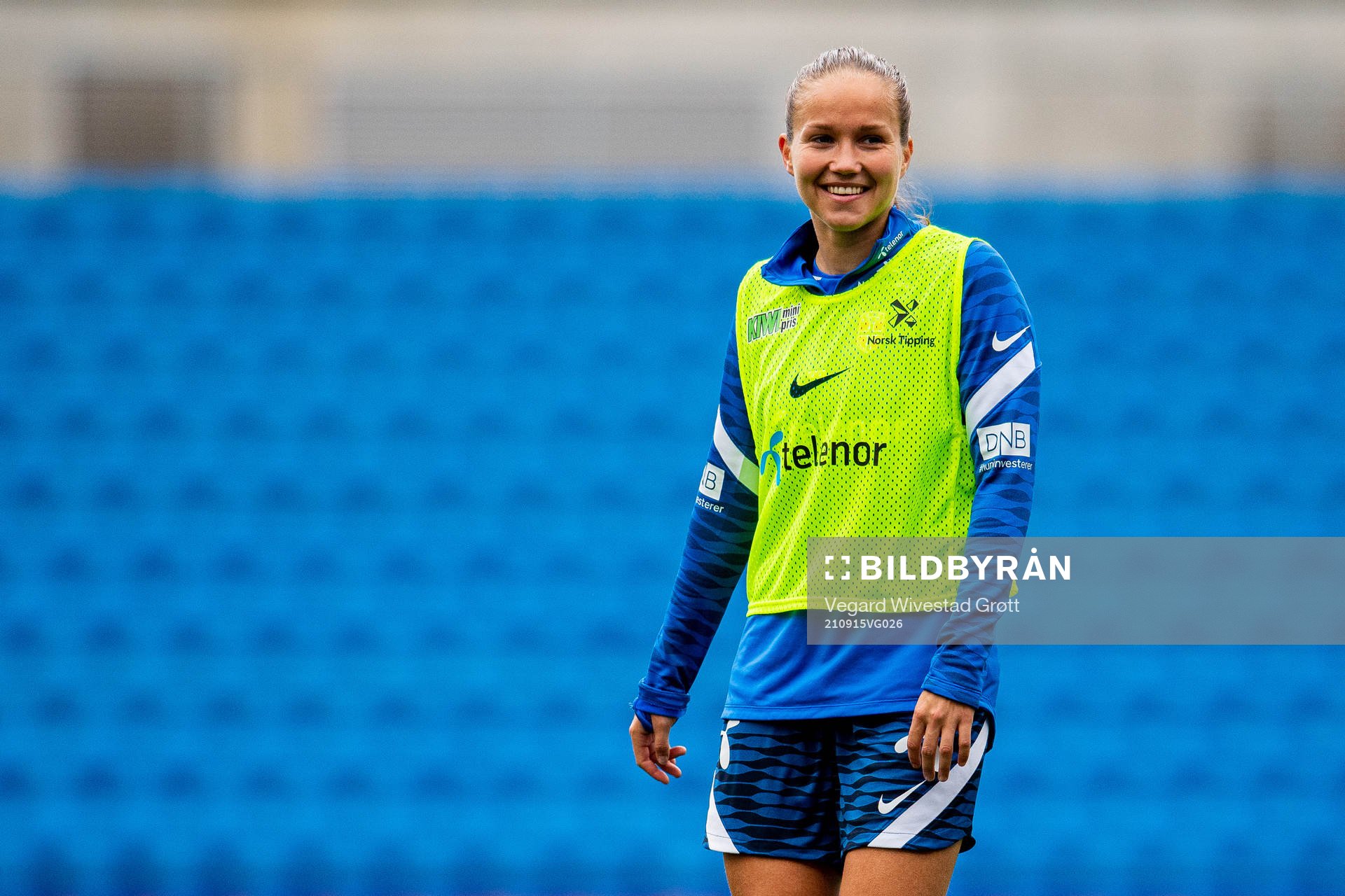 Guro Reiten of the Norwegian women's national football team