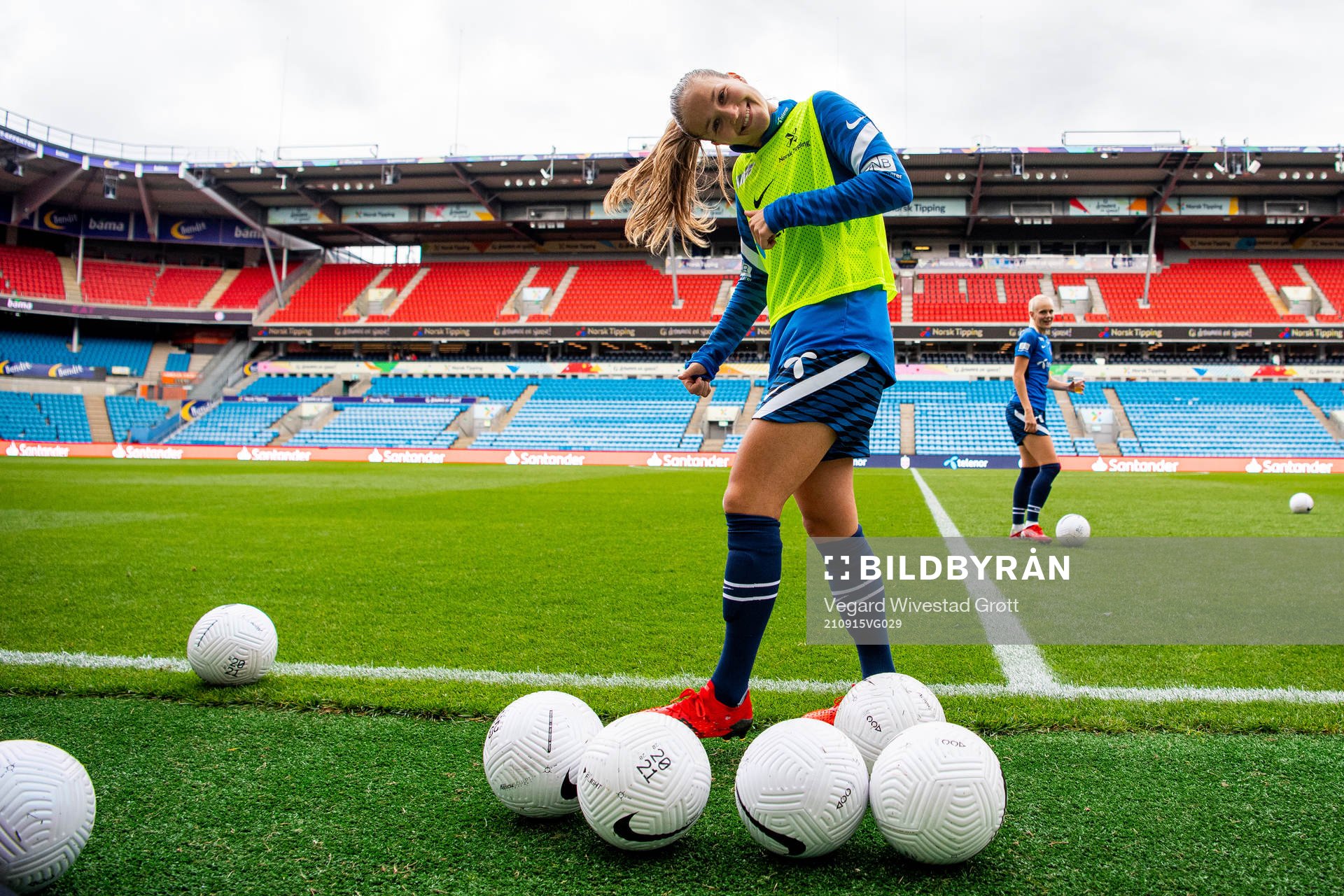 Guro Reiten of the Norwegian women's national football team