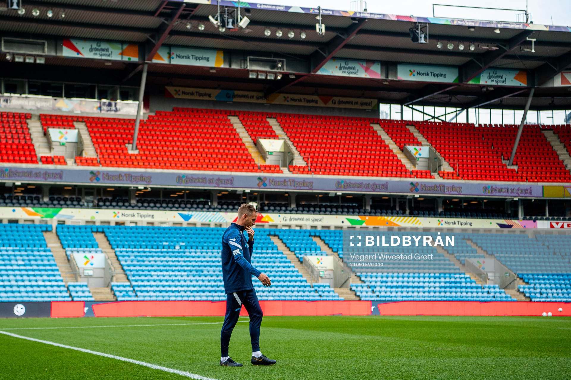 Martin Sjögren, head coach of the Norwegian women's