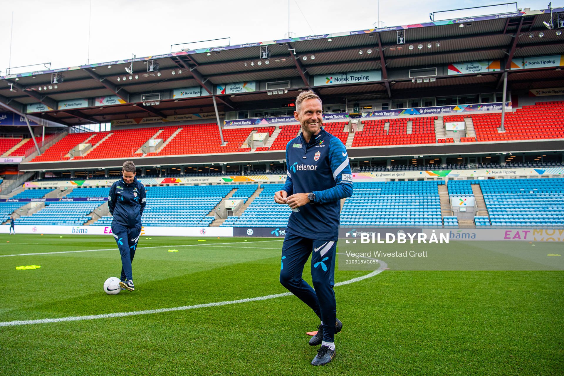 Martin Sjögren, head coach of the Norwegian women's