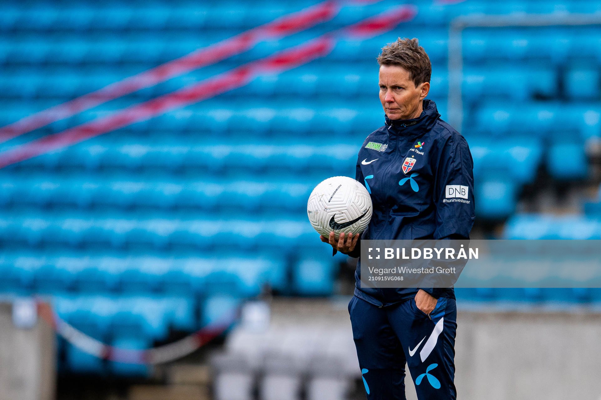 Lena Tyriberget, assistant coach of the Norwegian women's