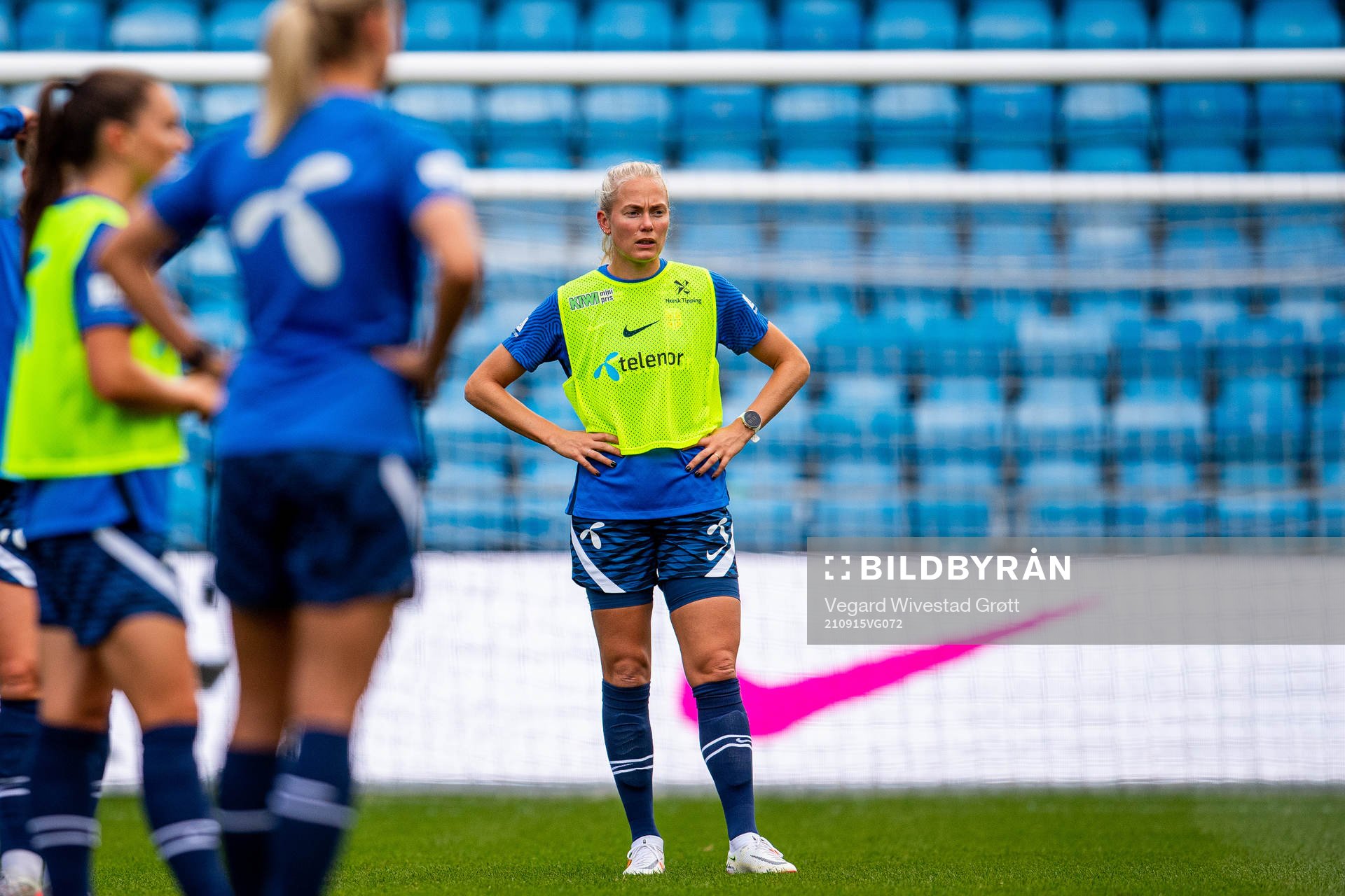 Guro Bergsvand of the Norwegian women's national football