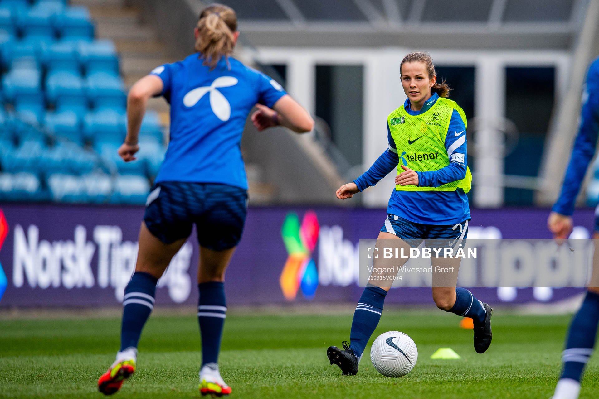 Tuva Hansen of the Norwegian women's national football team