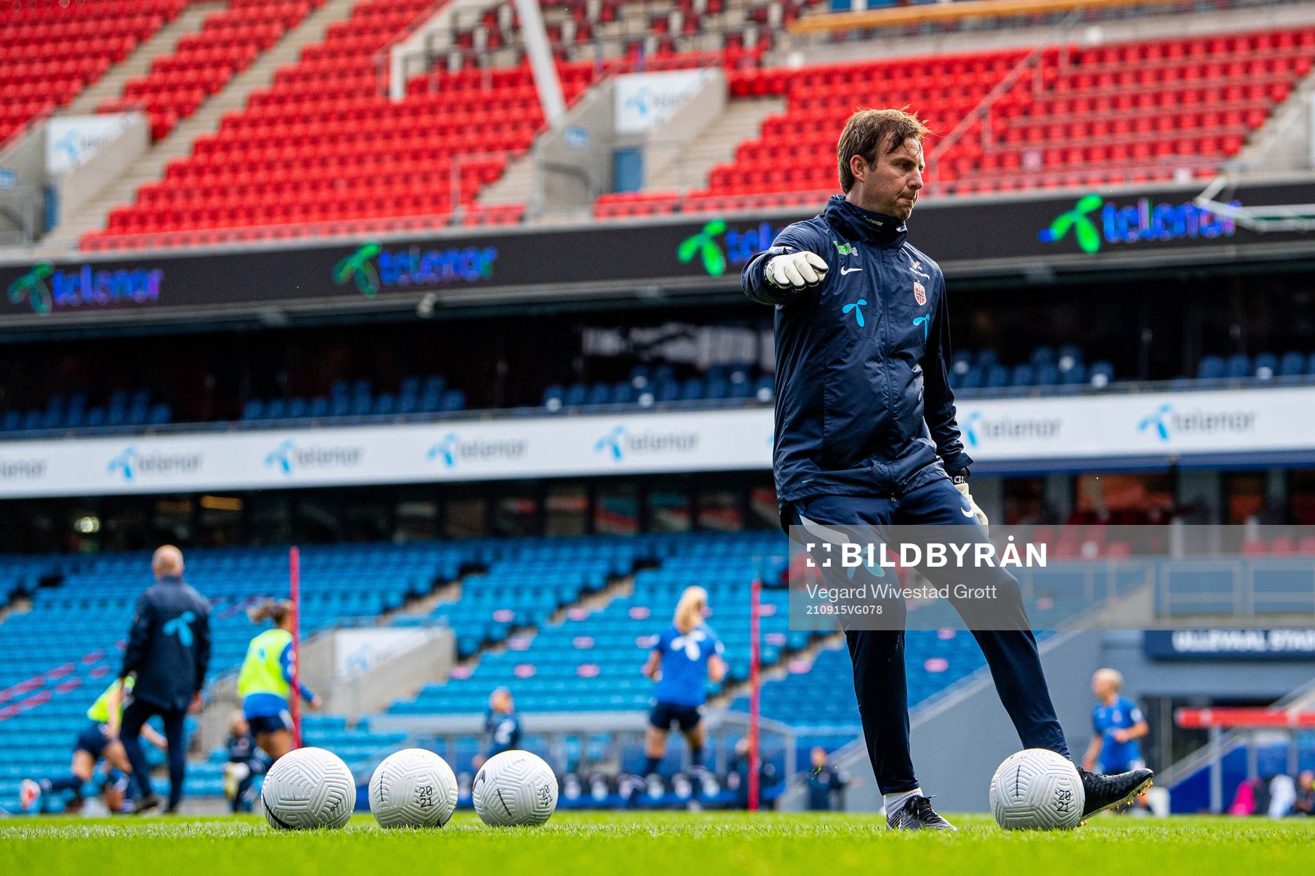 Roger Eskeland, goalkeeper coach of the Norwegian women's