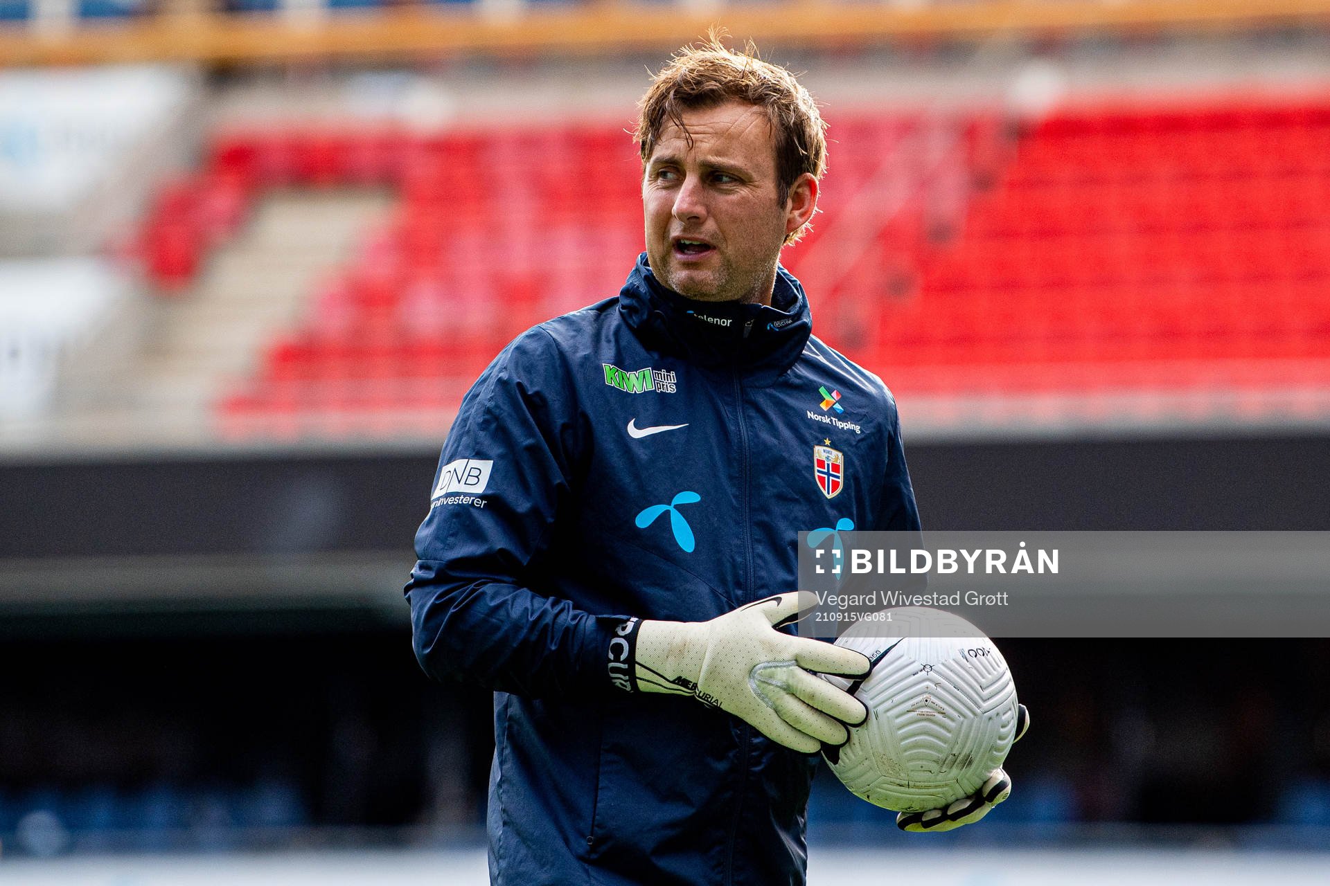 Roger Eskeland, goalkeeper coach of the Norwegian women's