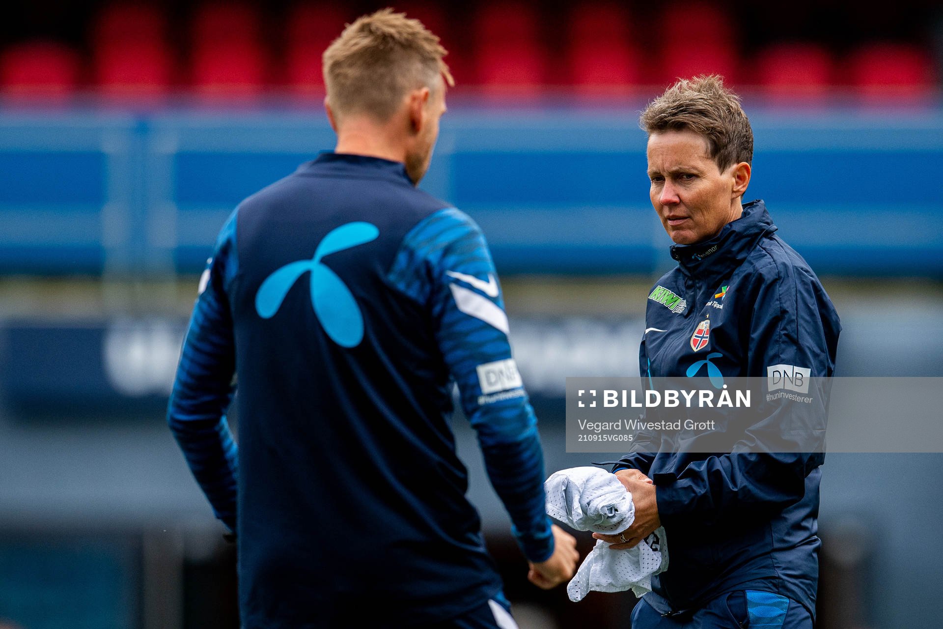 Lena Tyriberget, assistant coach of the Norwegian women's