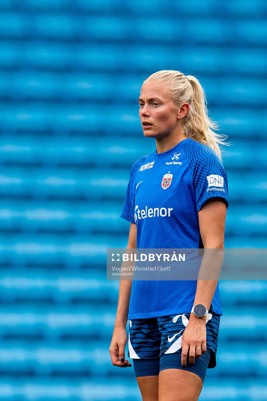 Guro Bergsvand of the Norwegian women's national football