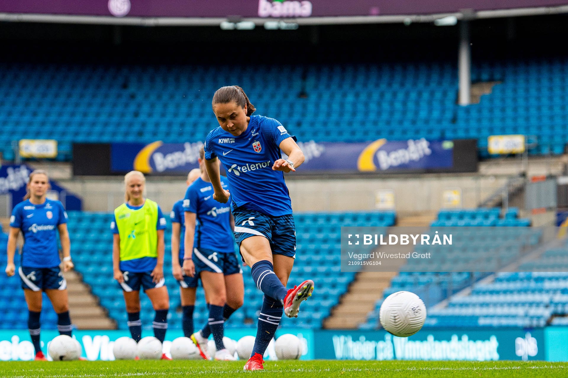 Heidi Ellingsen of the Norwegian women's national football