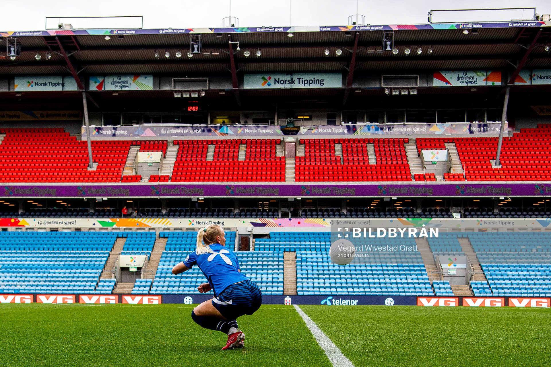 Karina Sævik of the Norwegian women's national football