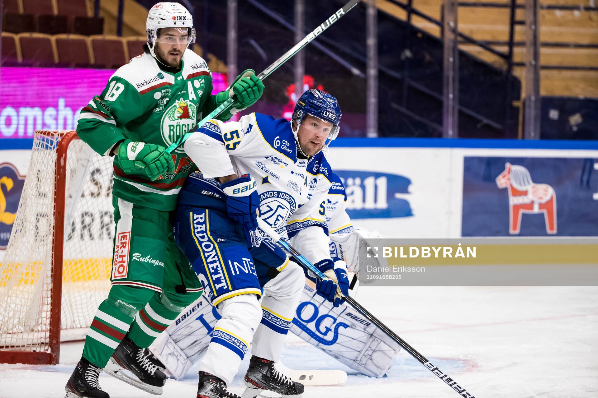 Leksands Jonas Ahnelöv och Rögles Dennis Everberg