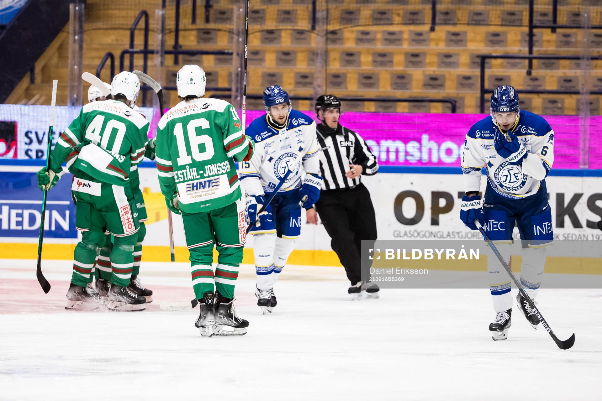 Leksands Max Veronneau och Leksands Alexander Lundqvist
