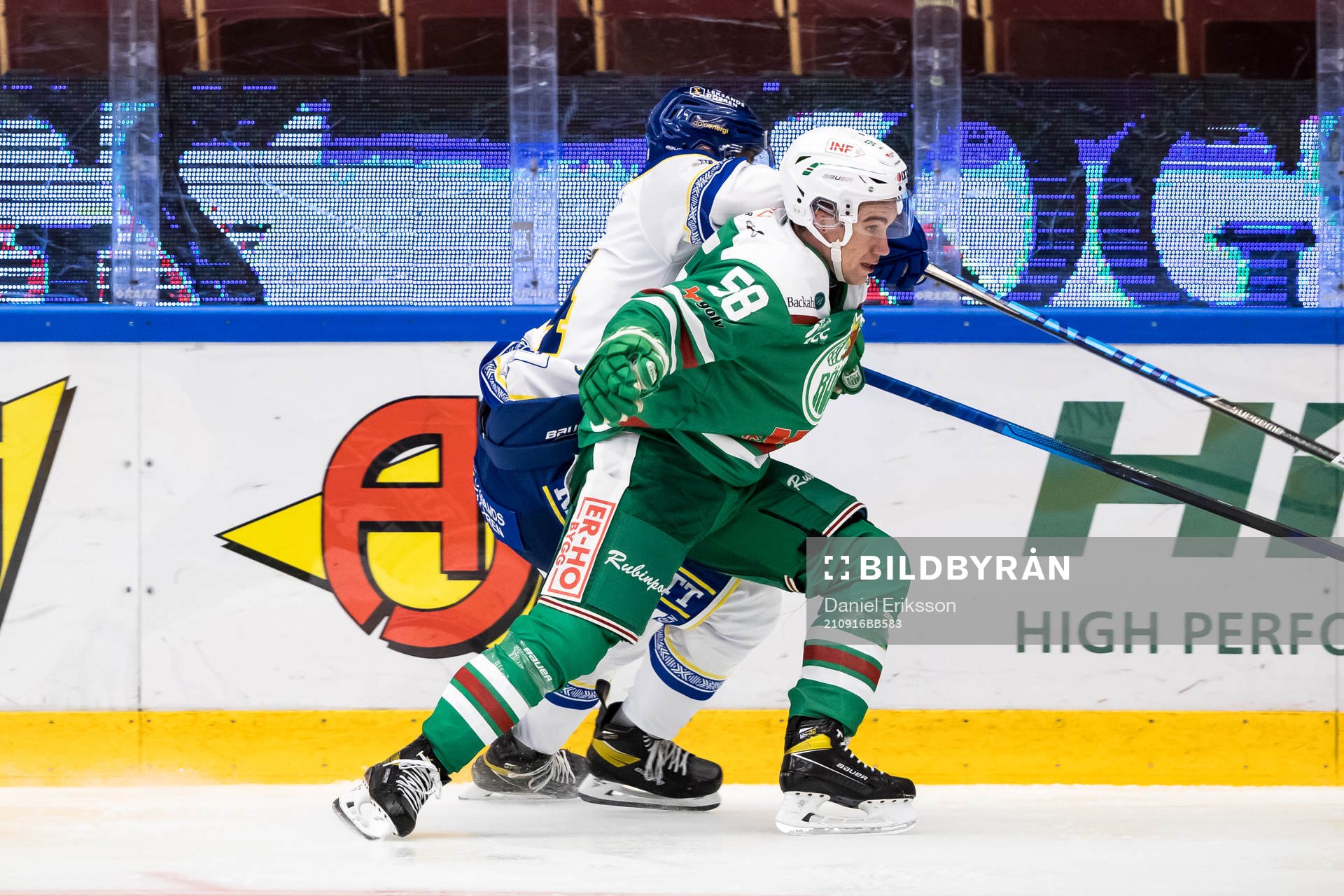 Rögles Ryan McKiernan och Leksands Carter Ashton