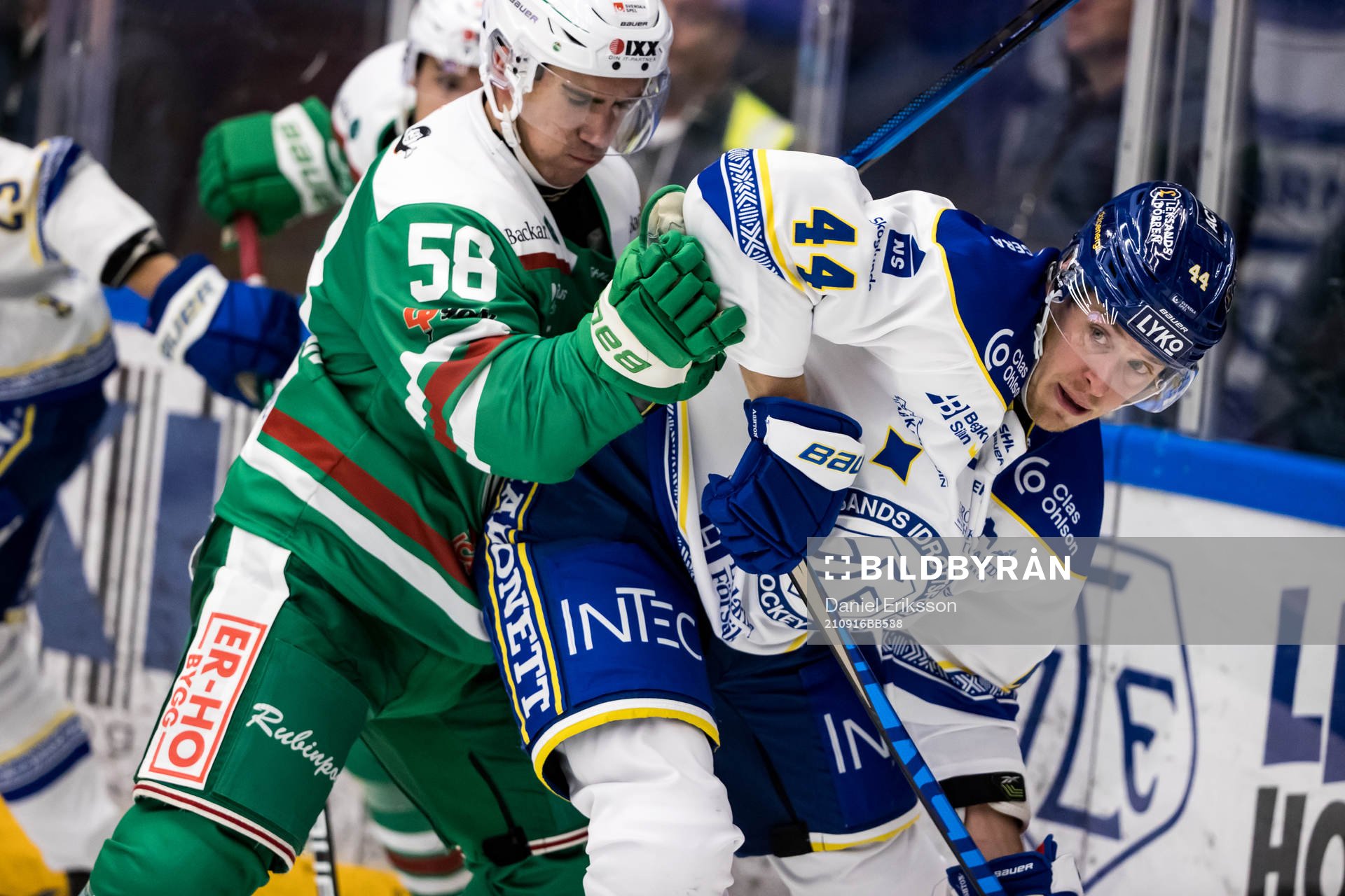 Rögles Ryan McKiernan och Leksands Carter Ashton