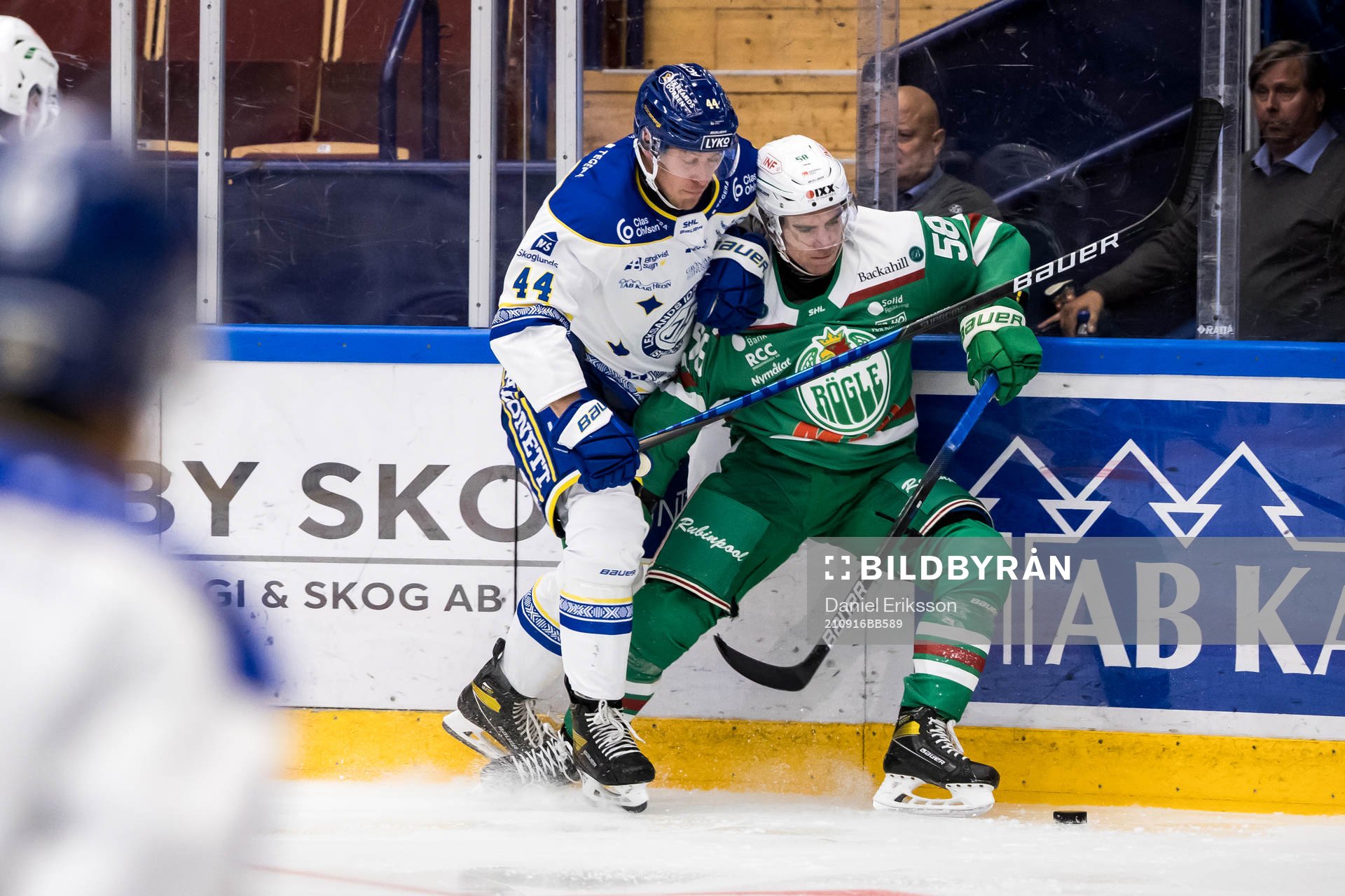 Rögles Ryan McKiernan och Leksands Carter Ashton