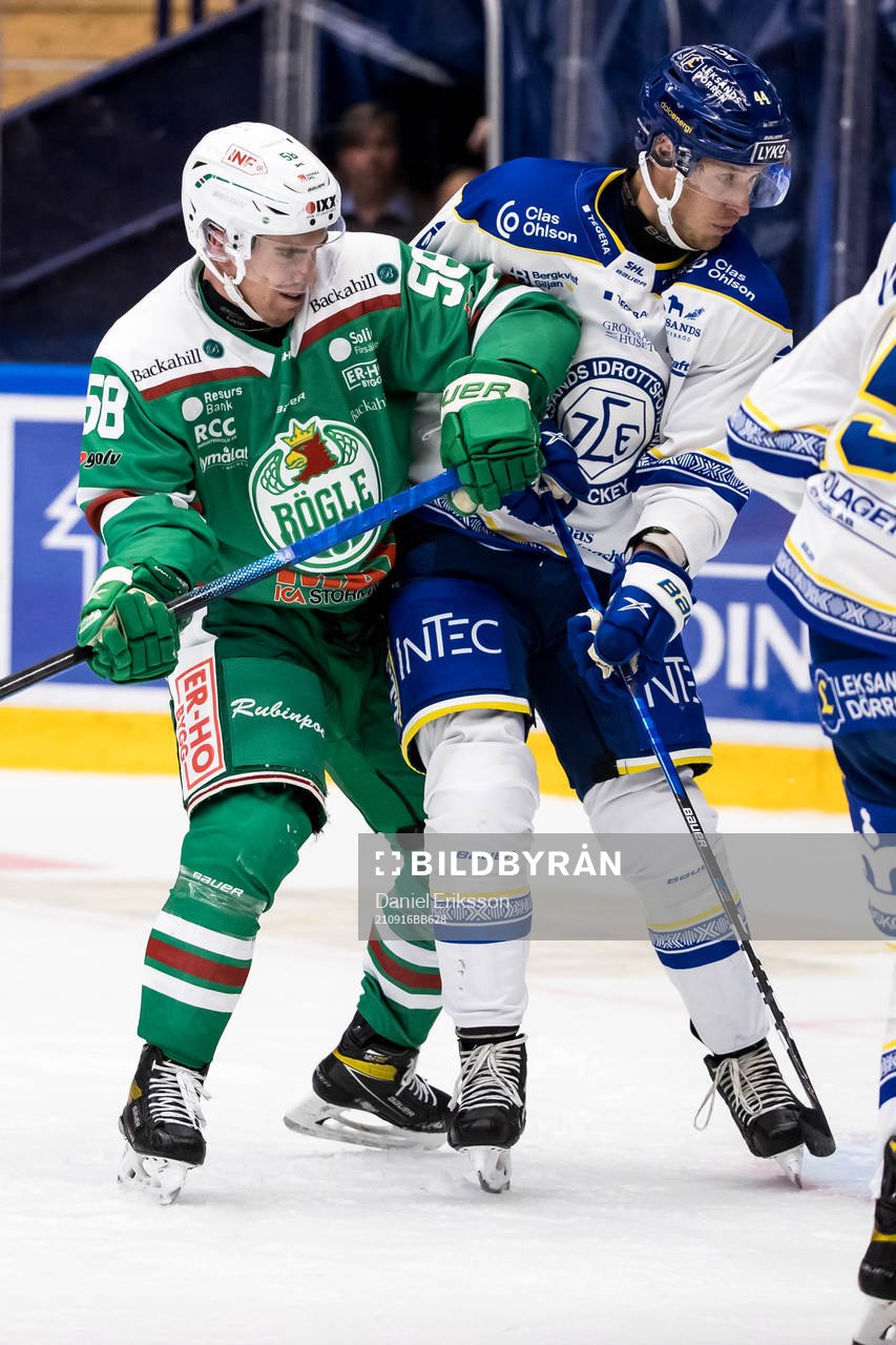 Rögles Ryan McKiernan och Leksands Carter Ashton
