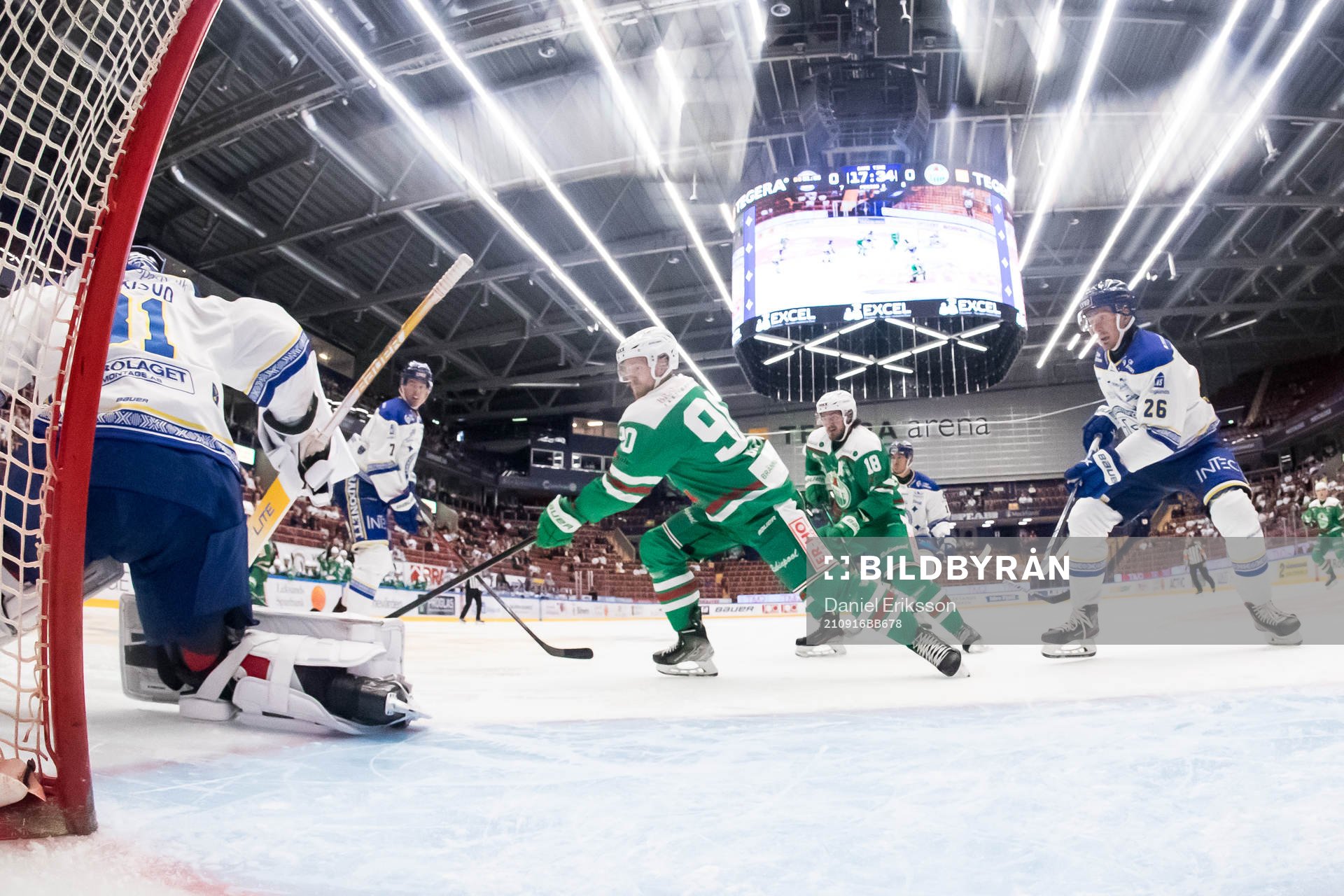 Rögles Ted Brithén och Leksands Patrik Norén och