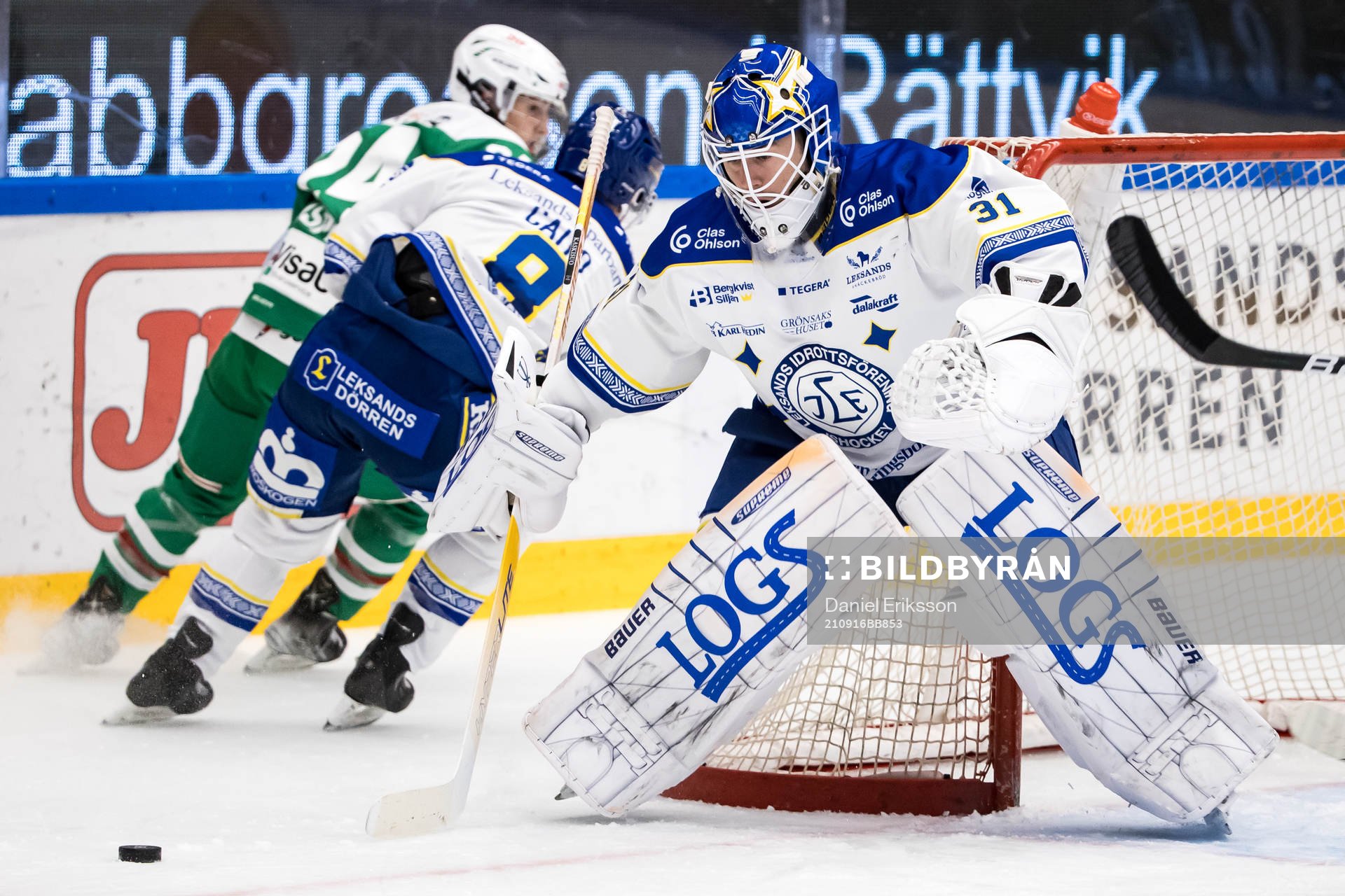 Leksands målvakt Kasimir Kaskisuo