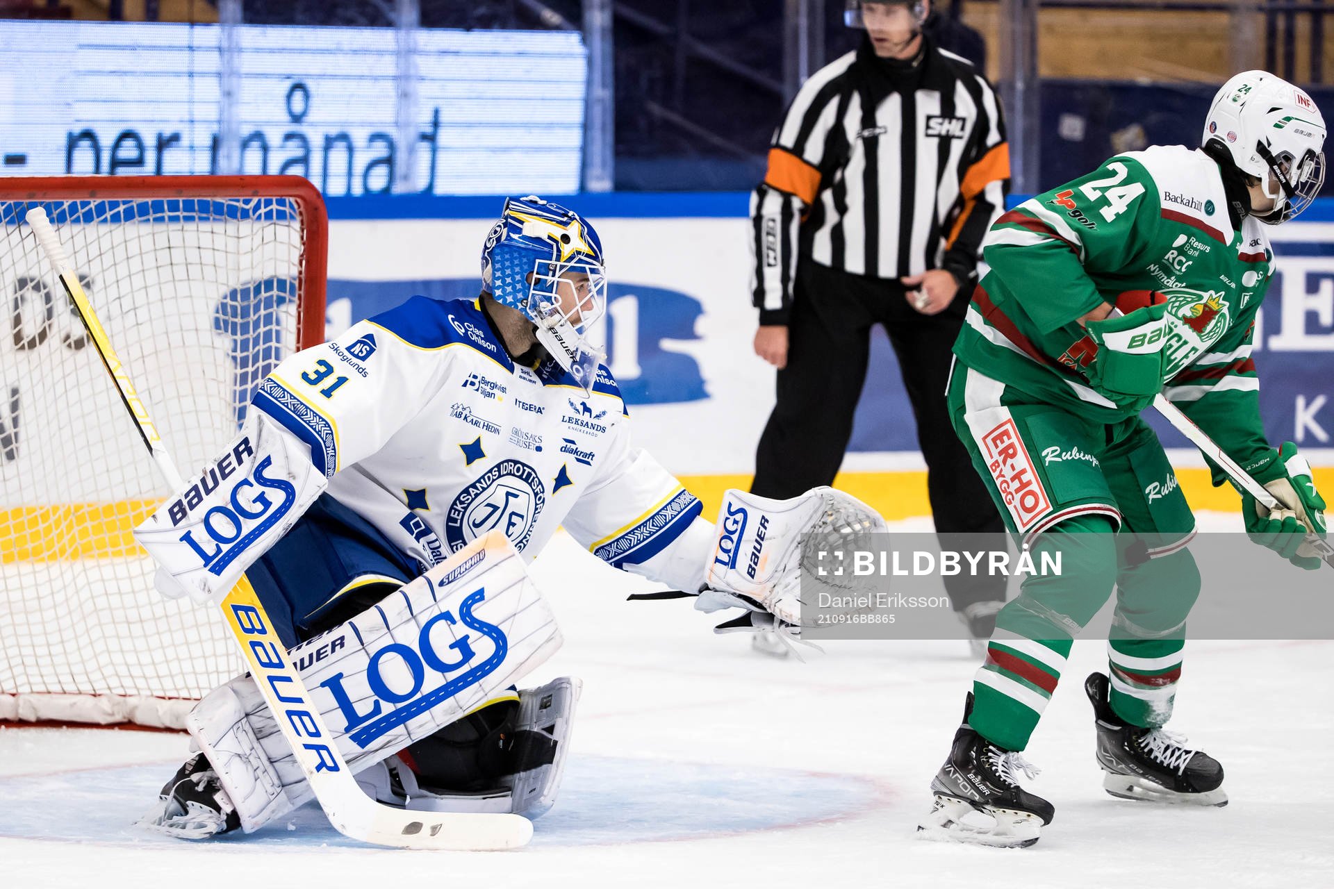 Leksands målvakt Kasimir Kaskisuo