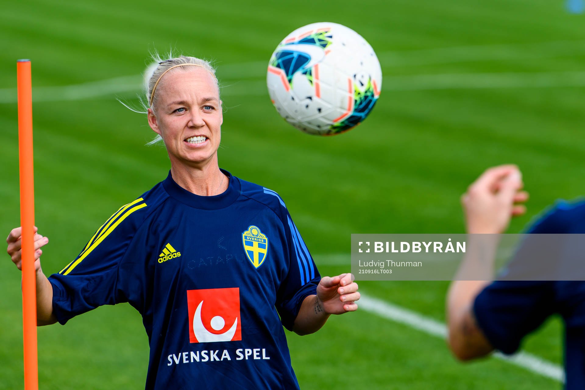 Caroline Seger of the Swedish women's national football team