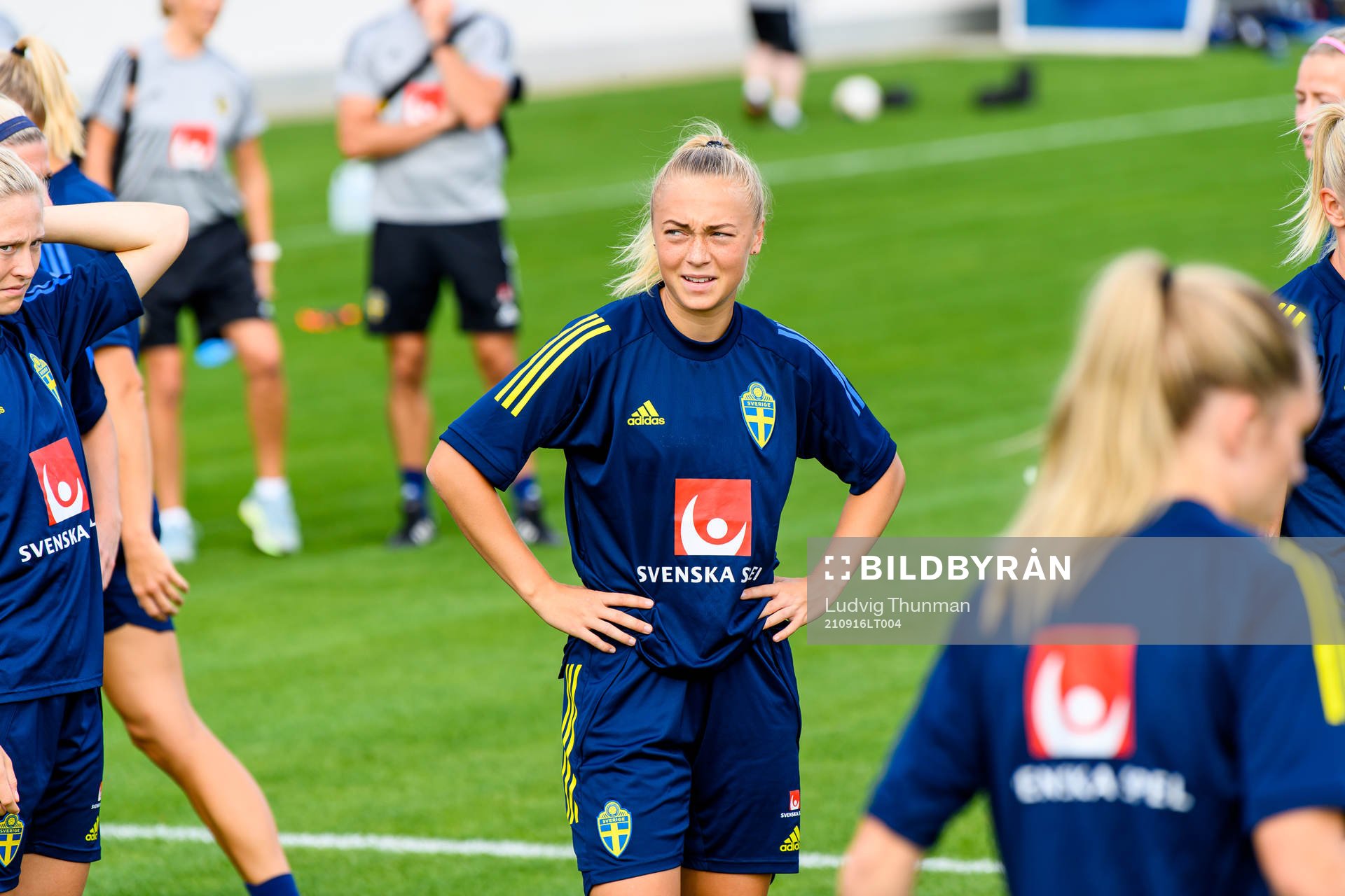 Hanna Bennison of the Swedish women's national football team