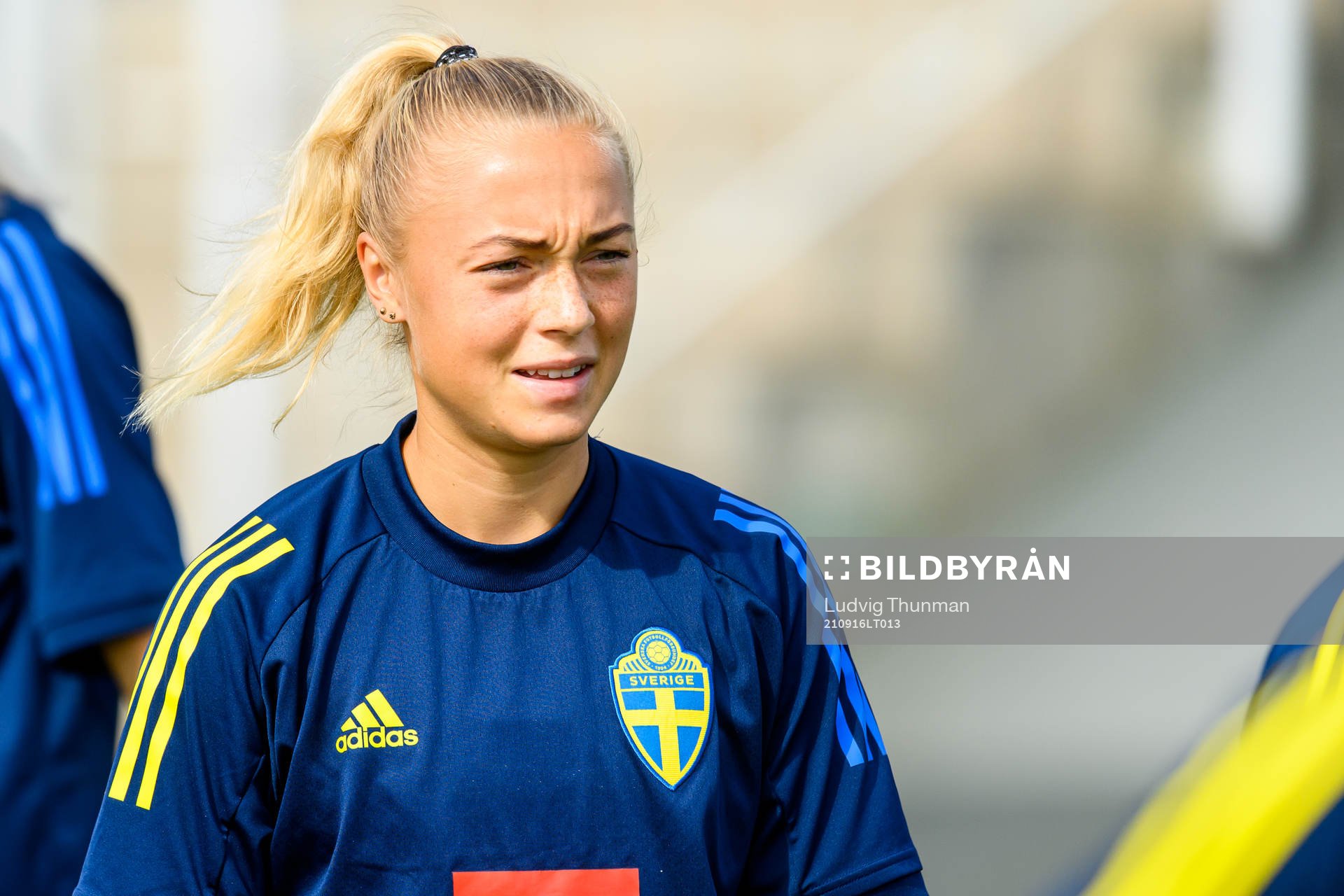 Hanna Bennison of the Swedish women's national football team