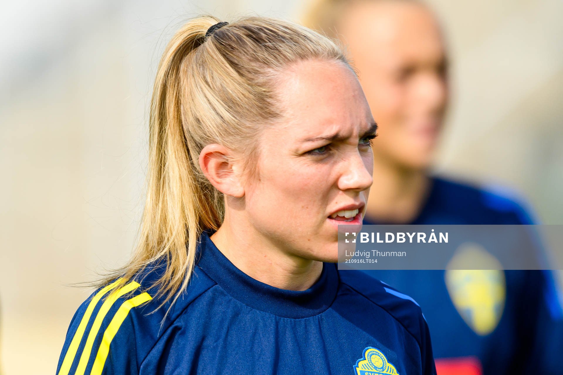 Elin Rubensson of the Swedish women's national football team