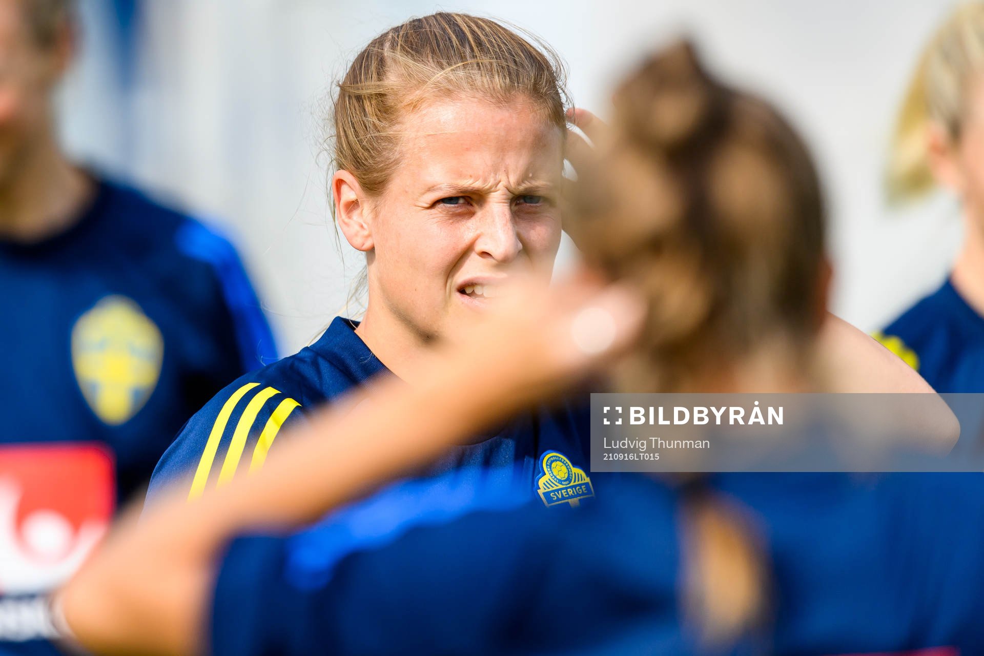 Anna Anvegård of the Swedish women's national football team