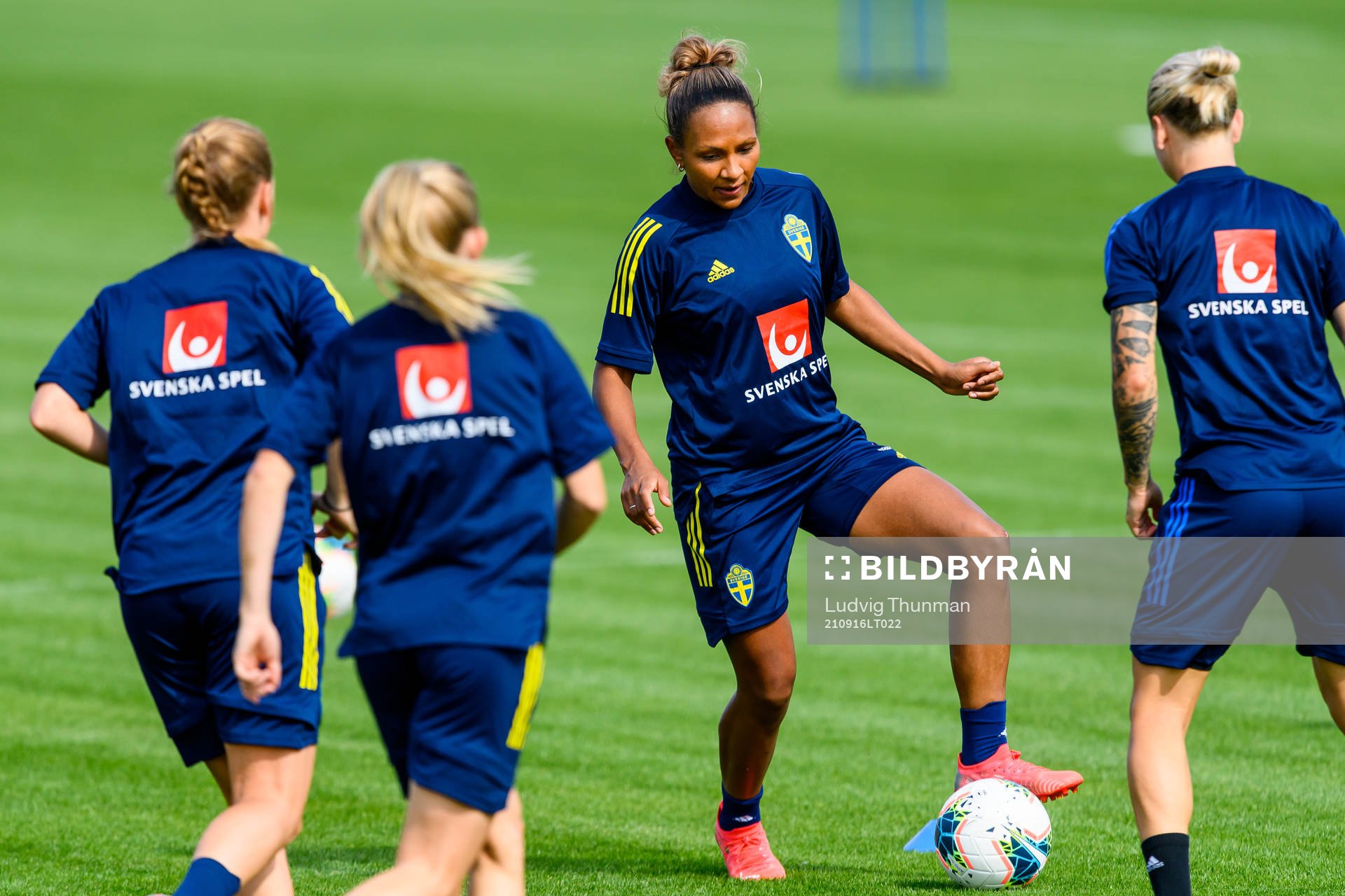 Madelen Janogy of the Swedish women's national football team