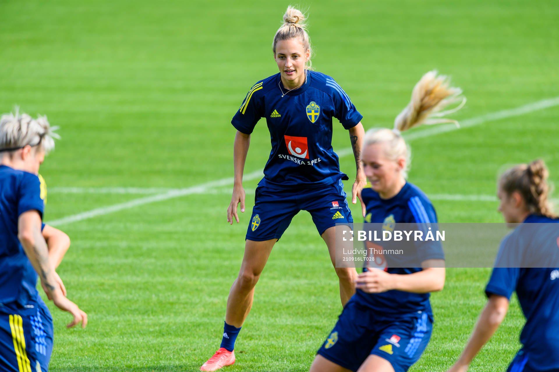 Nathalie Björn of the Swedish women's national football