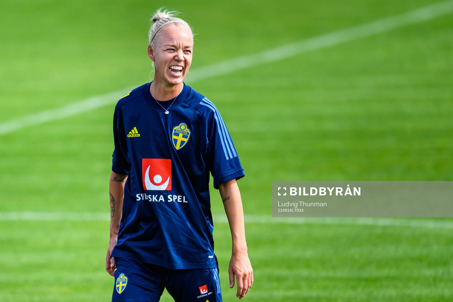 Caroline Seger of the Swedish women's national football team