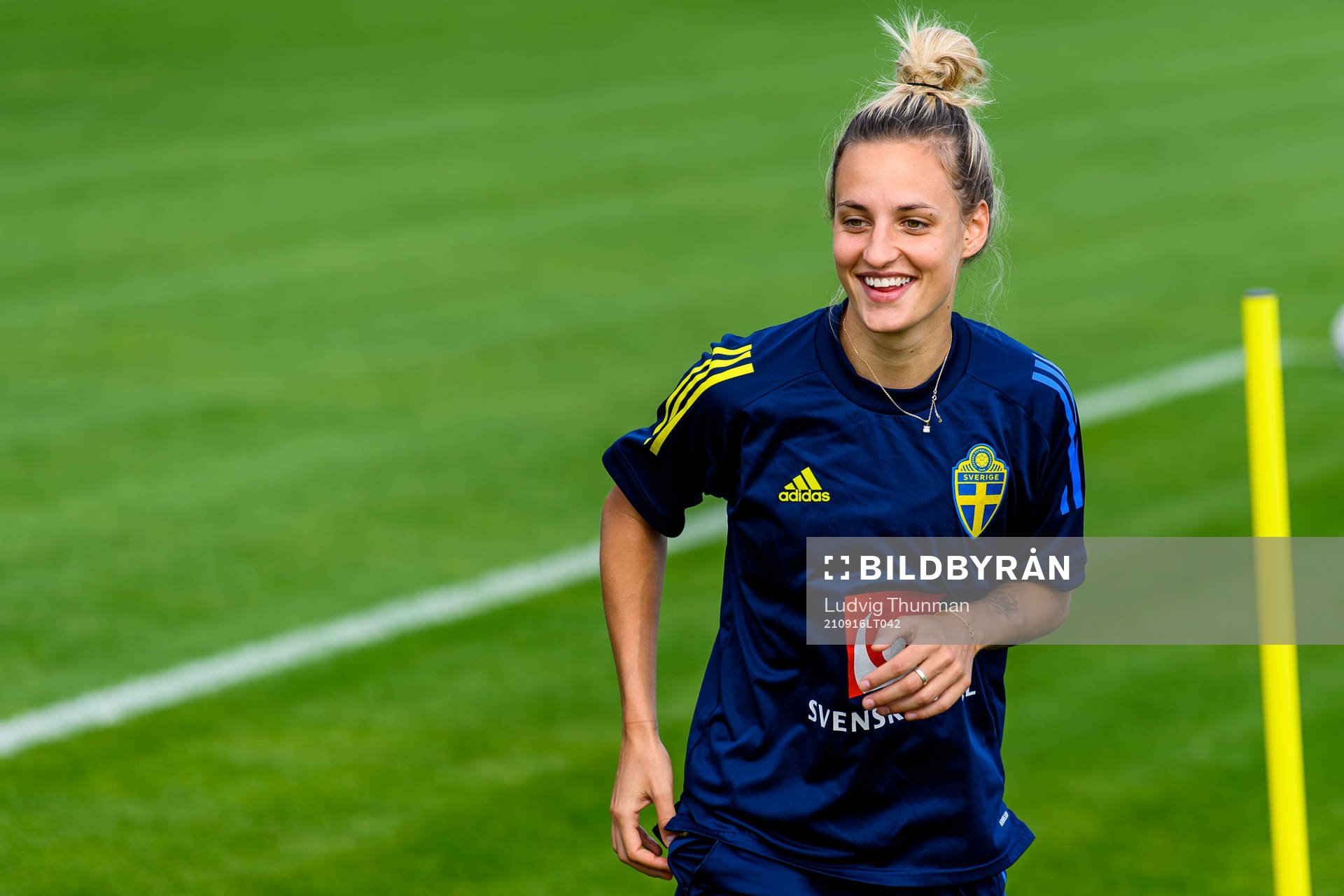 Nathalie Björn of the Swedish women's national football