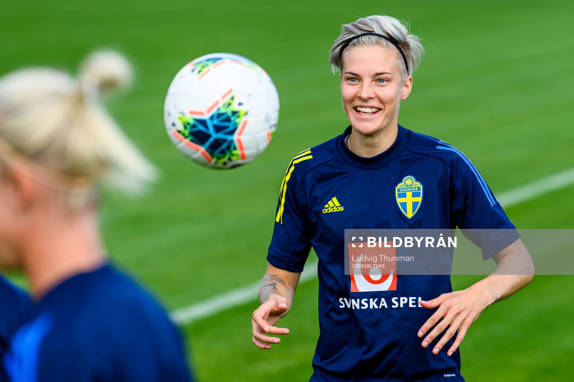 Lina Hurtig of the Swedish women's national football team