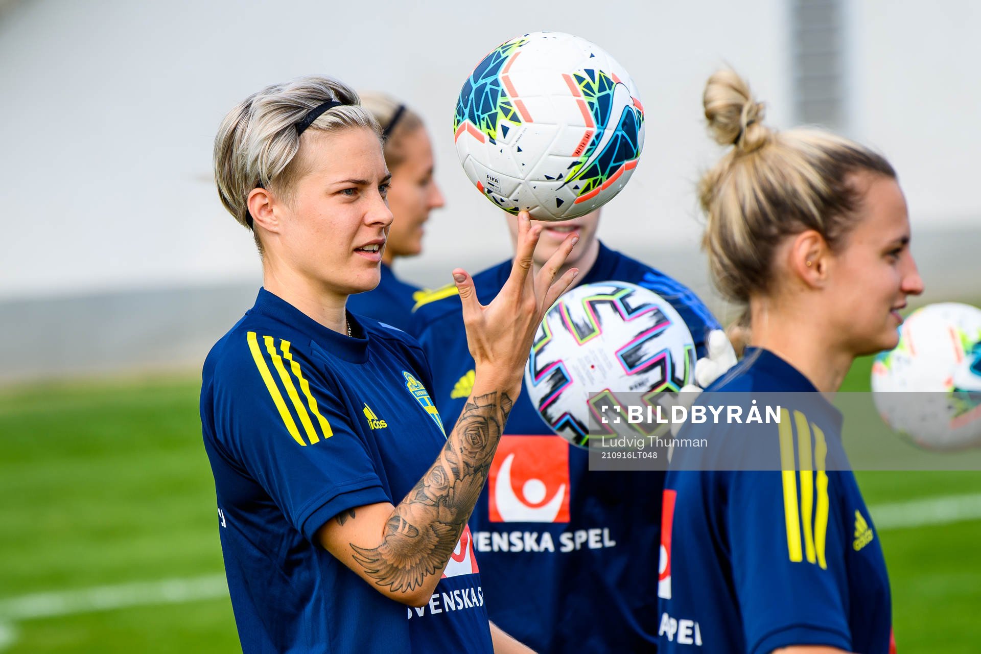 Lina Hurtig of the Swedish women's national football team