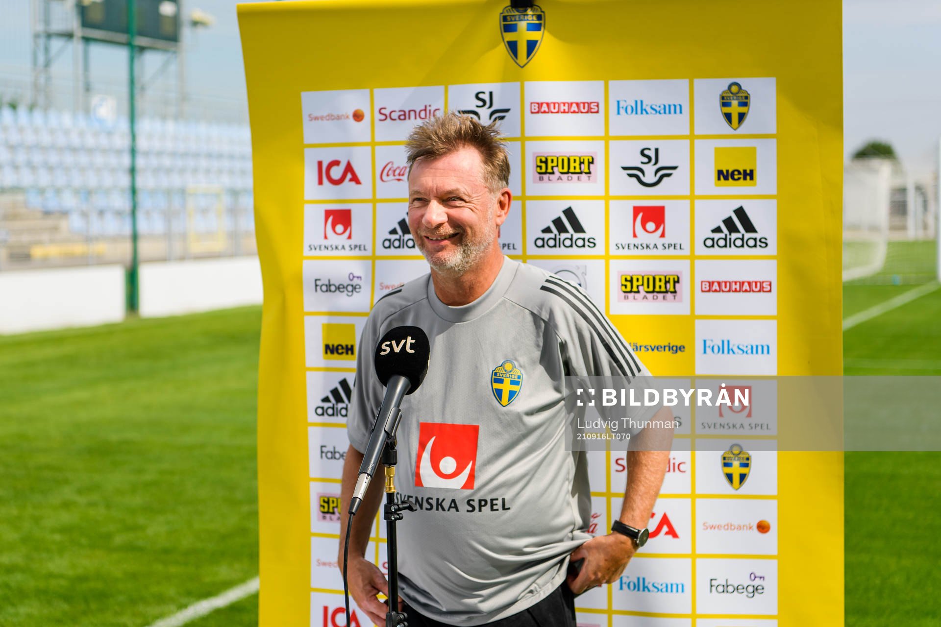 Peter Gerhardsson, head coach of the Swedish women's