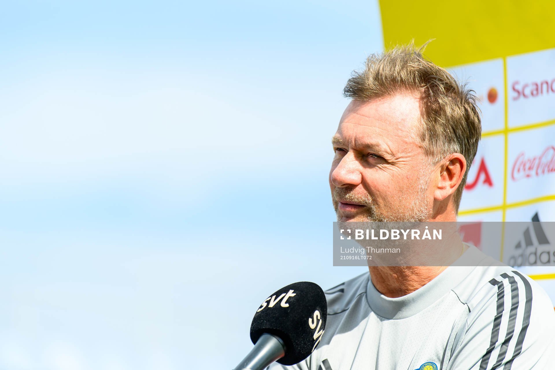 Peter Gerhardsson, head coach of the Swedish women's