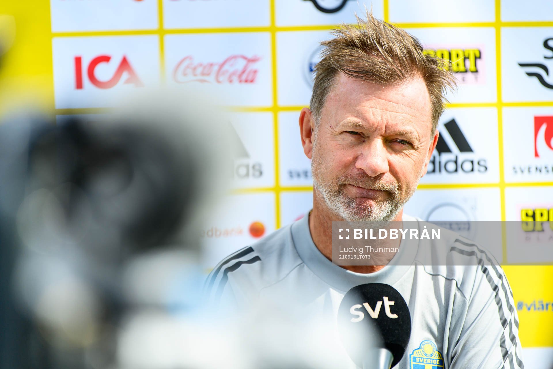 Peter Gerhardsson, head coach of the Swedish women's