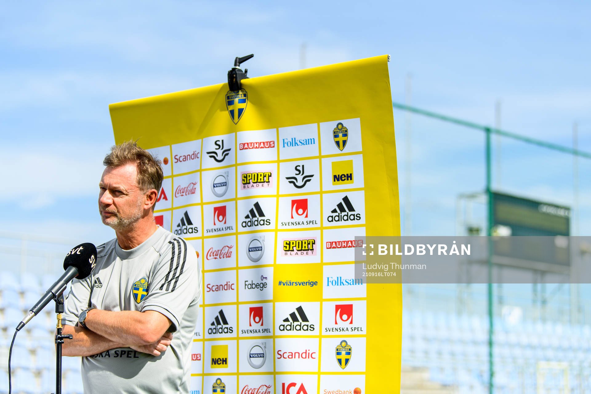 Peter Gerhardsson, head coach of the Swedish women's
