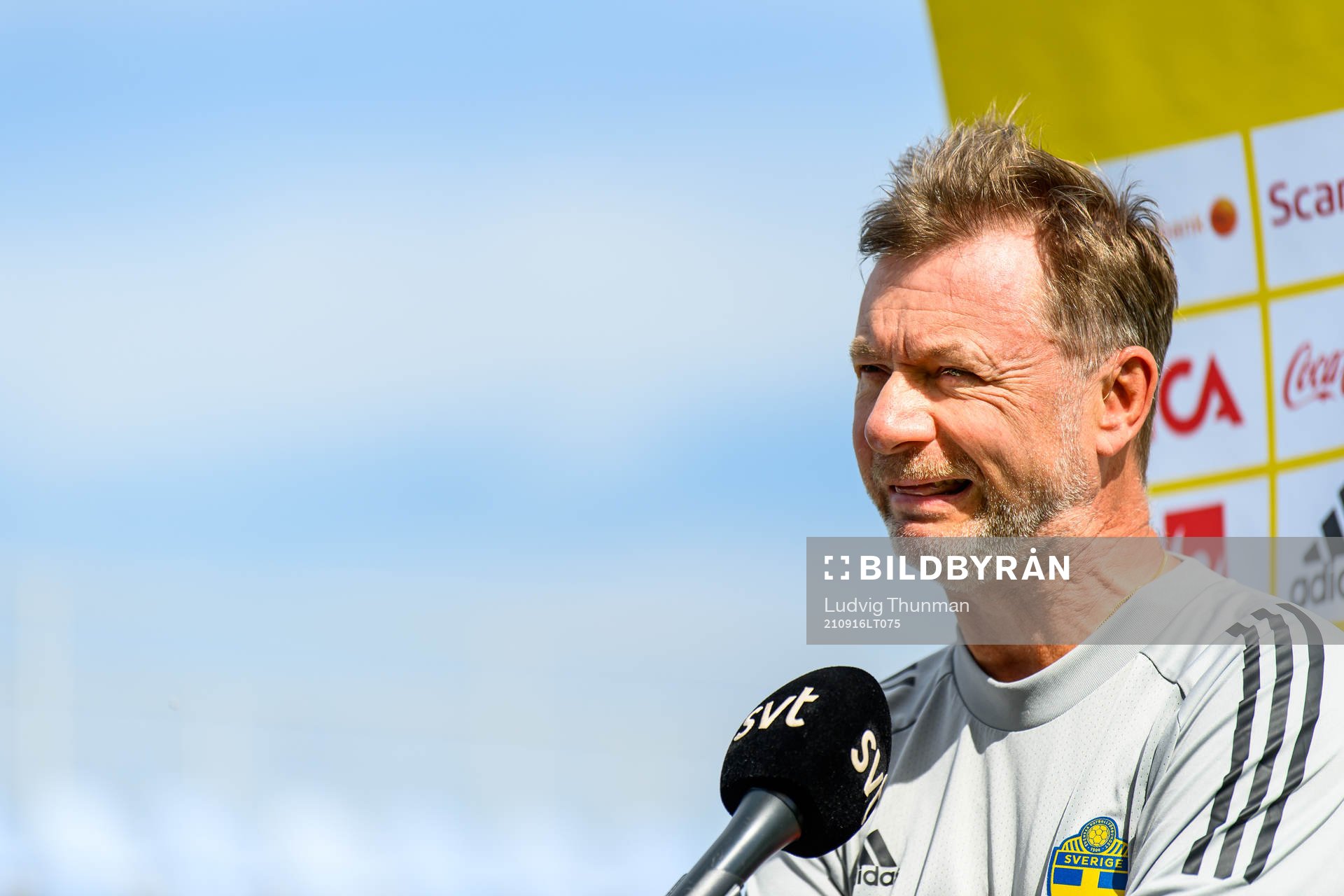 Peter Gerhardsson, head coach of the Swedish women's
