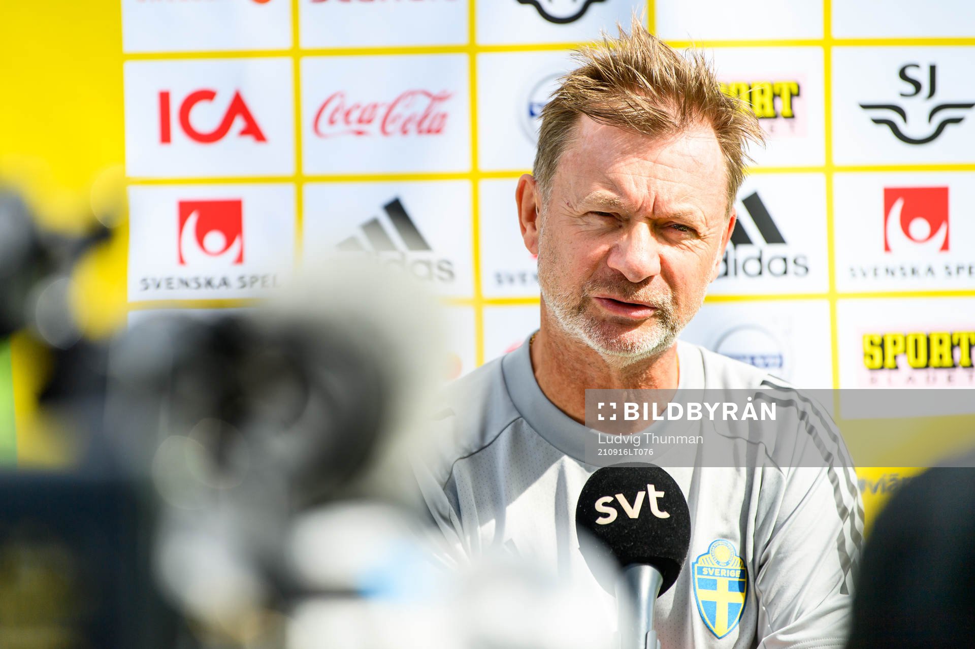 Peter Gerhardsson, head coach of the Swedish women's