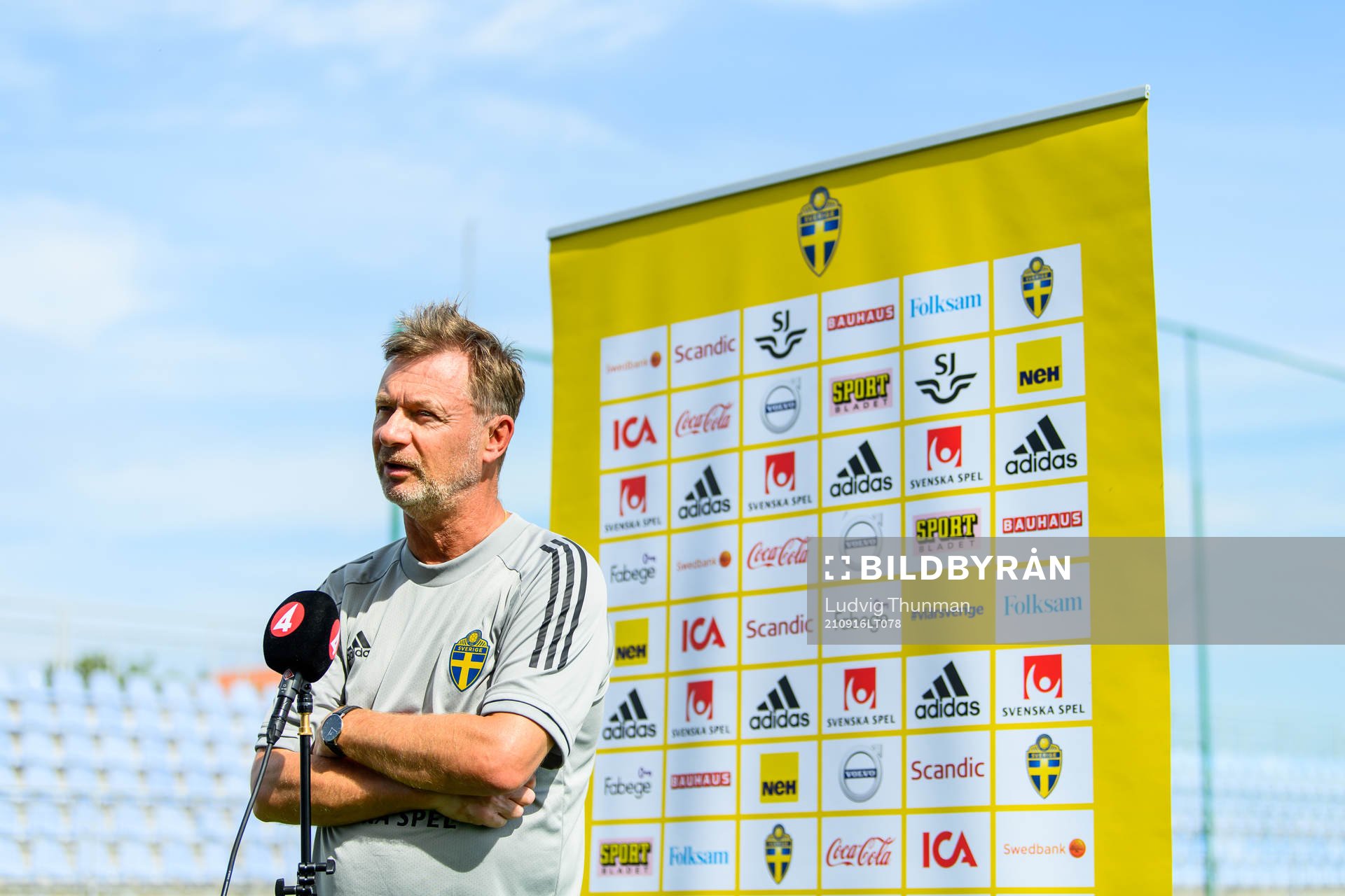 Peter Gerhardsson, head coach of the Swedish women's
