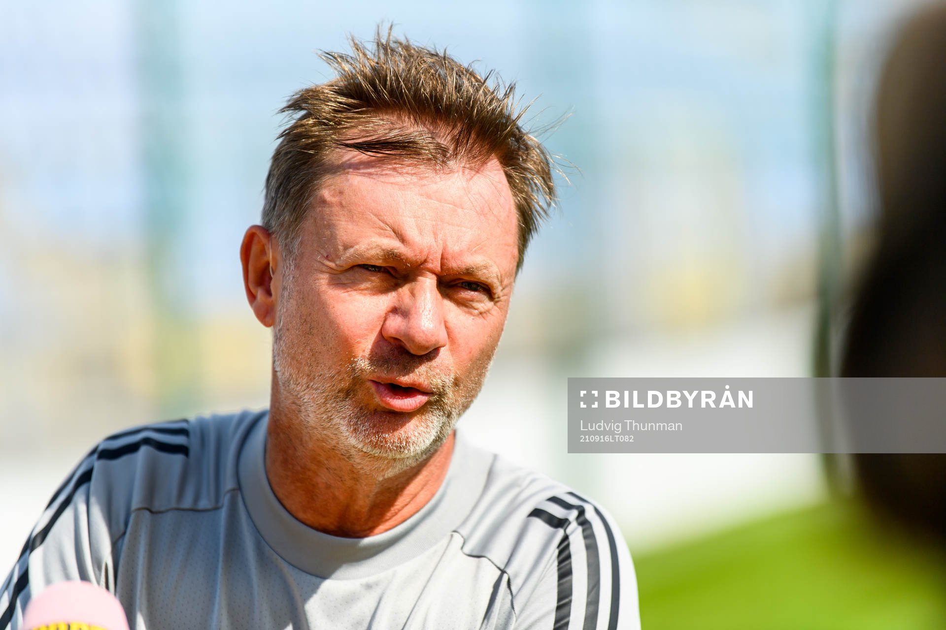 Peter Gerhardsson, head coach of the Swedish women's