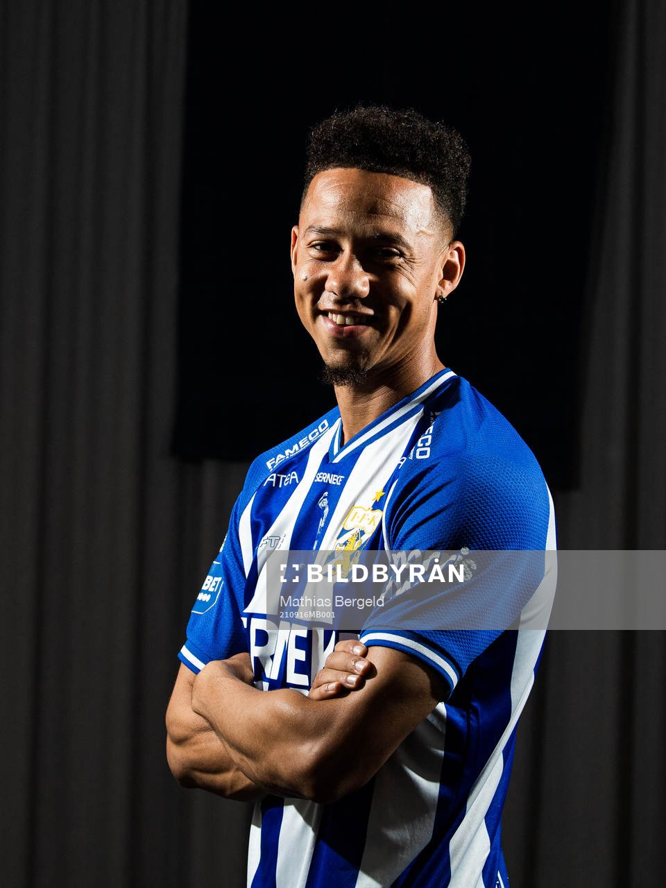 IFK Göteborgs Tobias Sana poserar för ett porträtt den 16 september 2021 i Göteborg. 