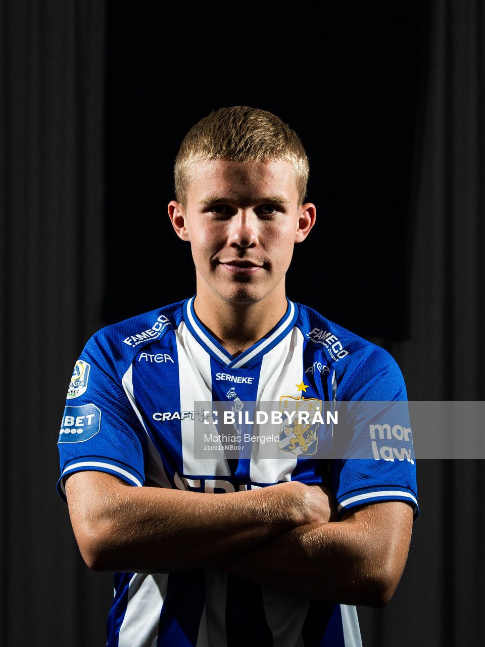 IFK Göteborgs Isak Dahlqvist poserar för ett porträtt den 16 september 2021 i Göteborg. 
