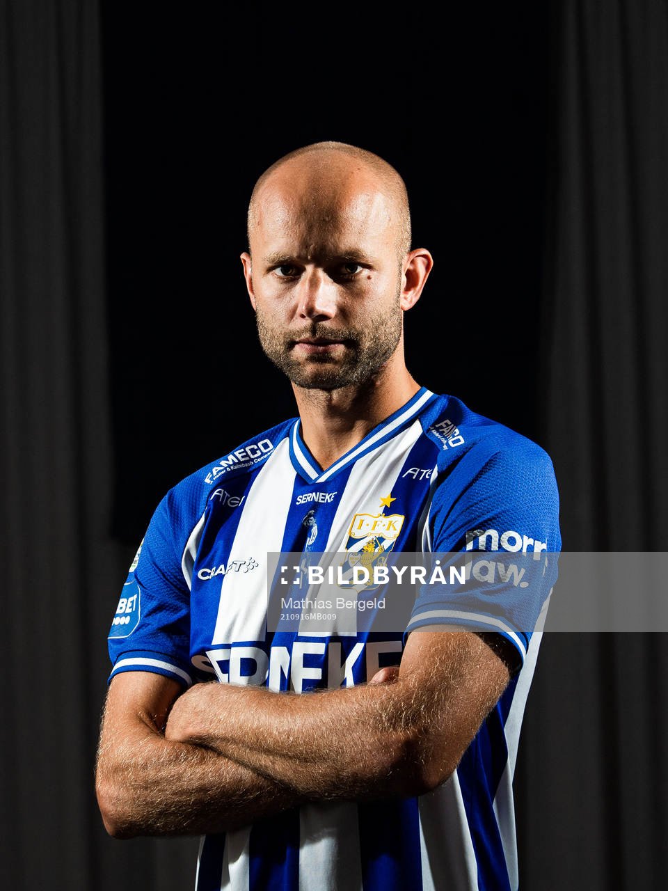 IFK Göteborgs Robin Söder poserar för ett porträtt den 16 september 2021 i Göteborg. 