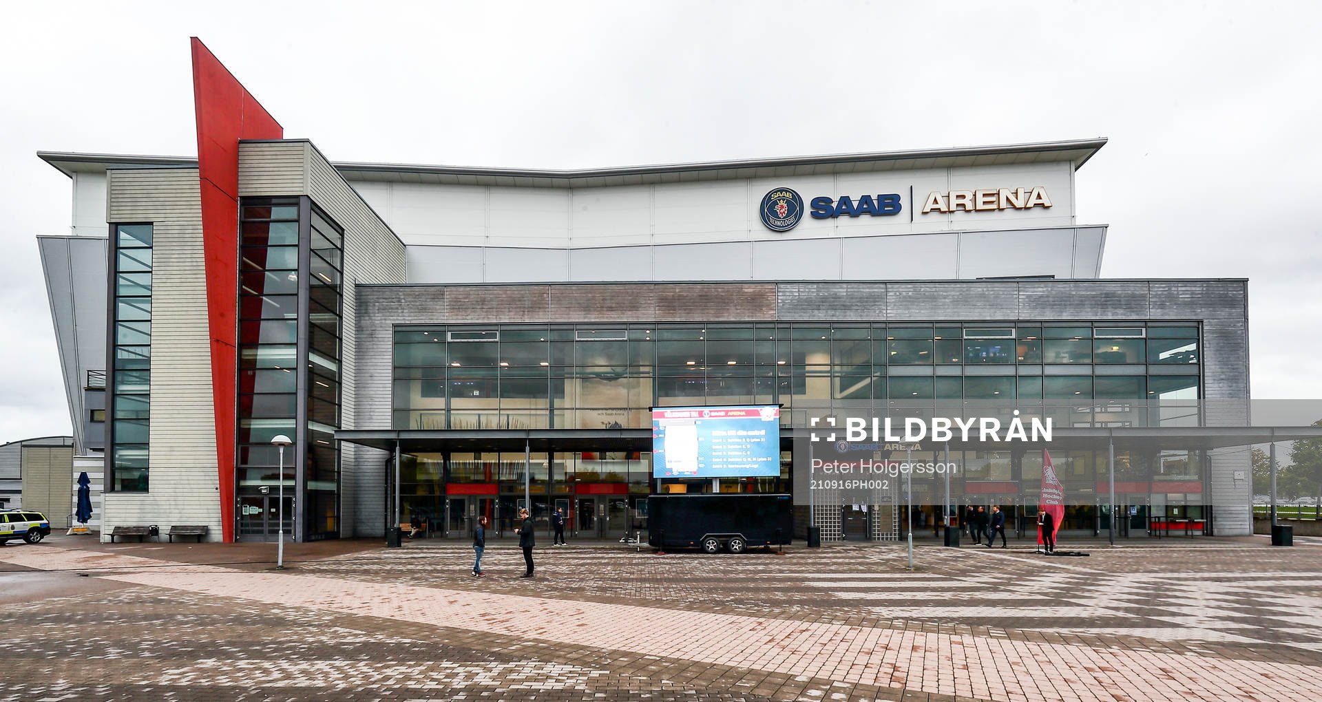 SAAB Arena före ishockeymatchen i SHL mellan Linköping