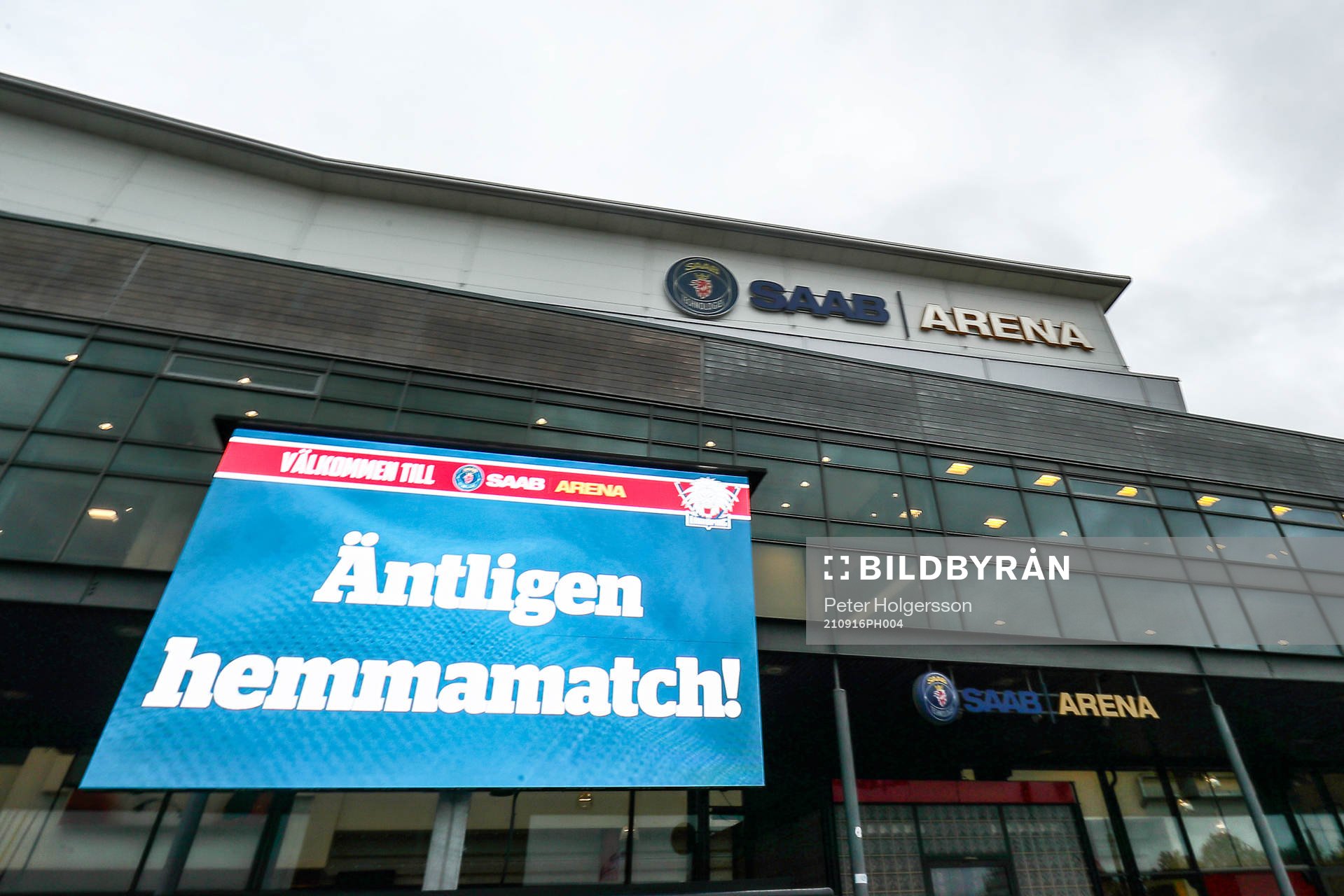 SAAB Arena före ishockeymatchen i SHL mellan Linköping