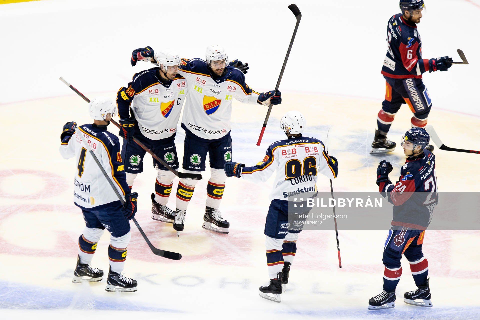 Djurgårdens Linus Videll jublar